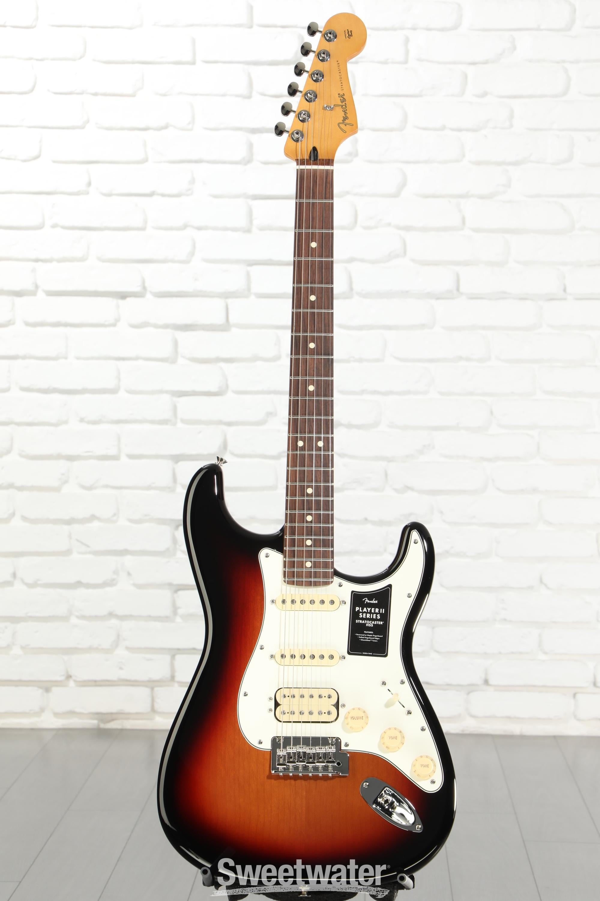 Fender Player II Stratocaster HSS Electric Guitar - 3-color