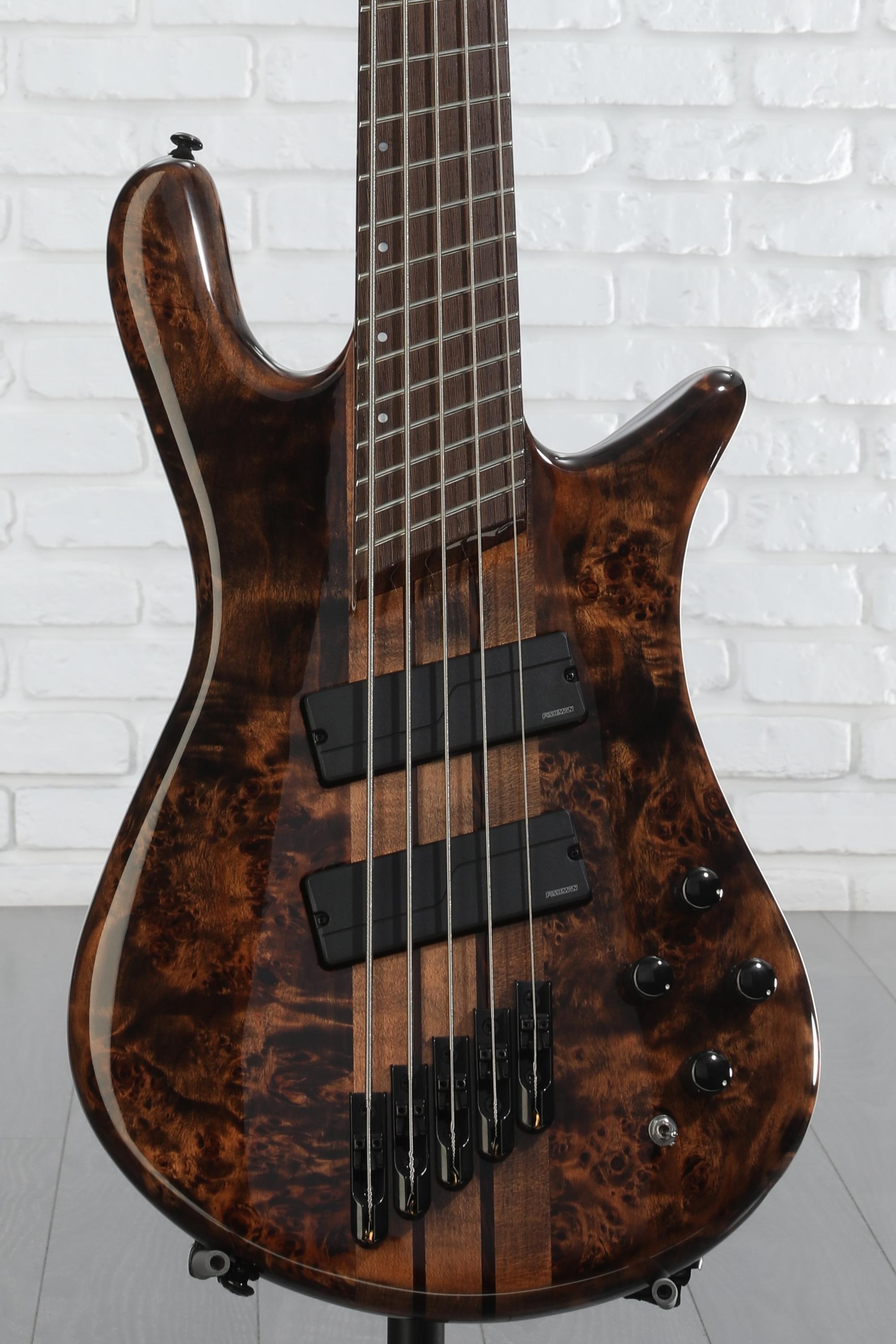 Spector NS Dimension 5 Bass Guitar - Super Faded Black Gloss