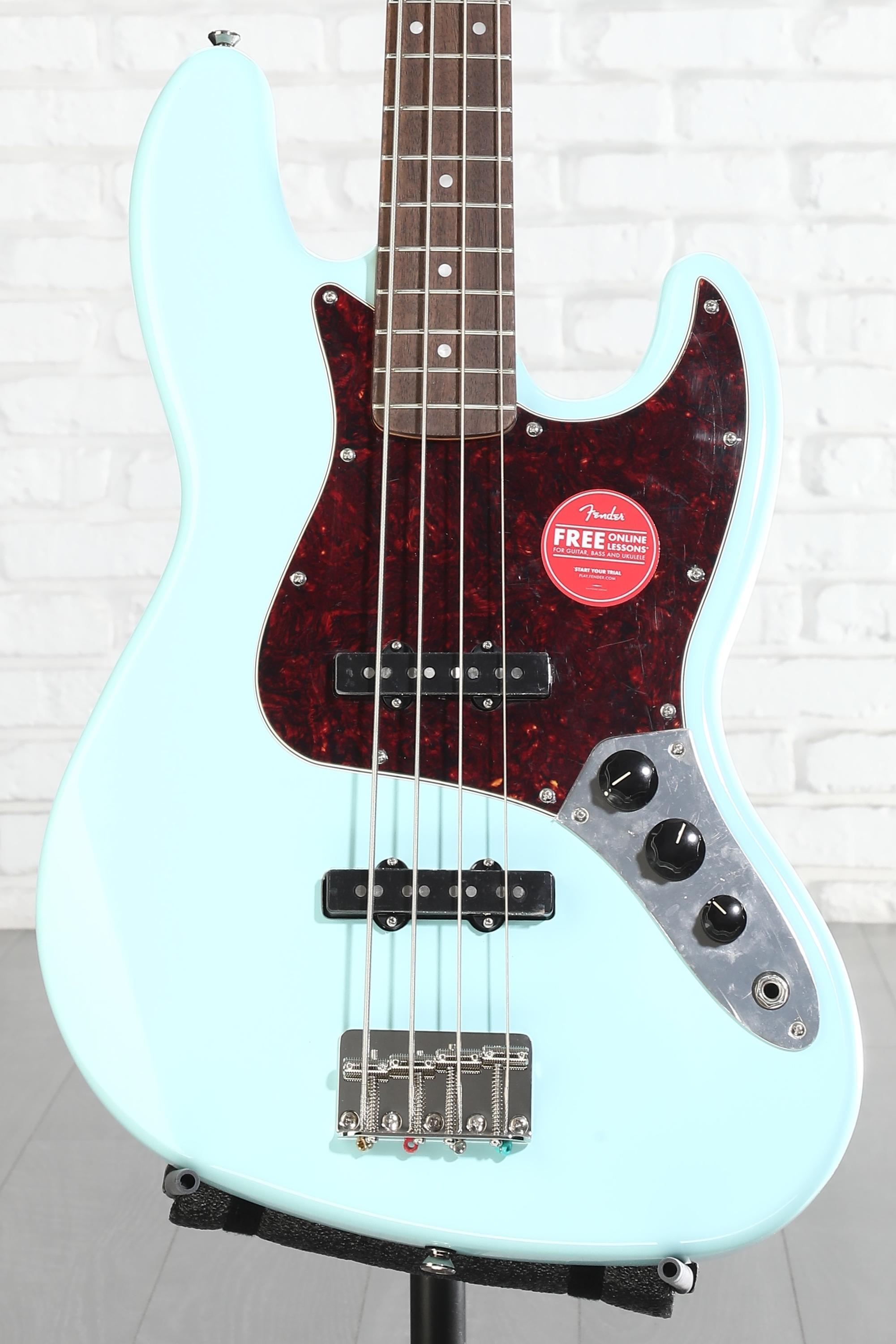 Squier Classic Vibe '60s Jazz Bass - Daphne Blue | Sweetwater