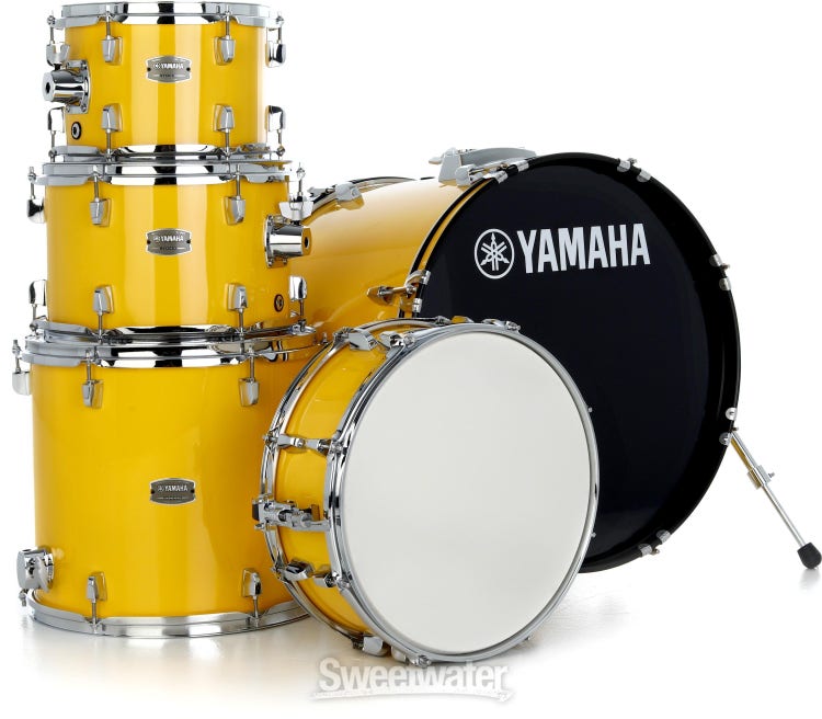 Yamaha Rydeen 5-piece Shell Pack with Snare Drum - Mellow Yellow