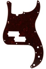 Photo of Fender 13-hole Modern-style Precision Bass Pickguard - Tortoise Shell