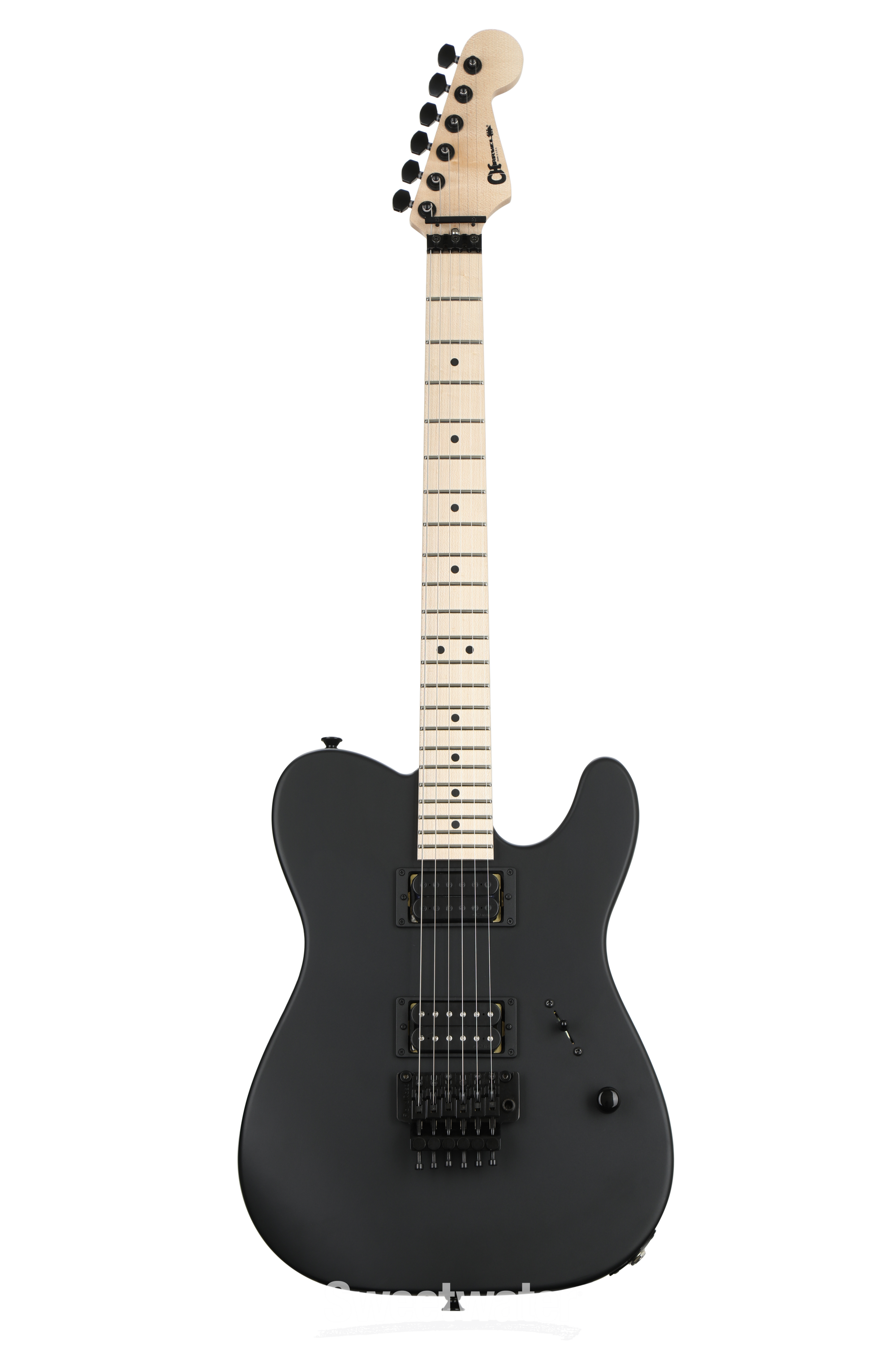 charvel ギター Charvel USA Select San Dimas Style 2 HH FR - Pitch Black | Sweetwater