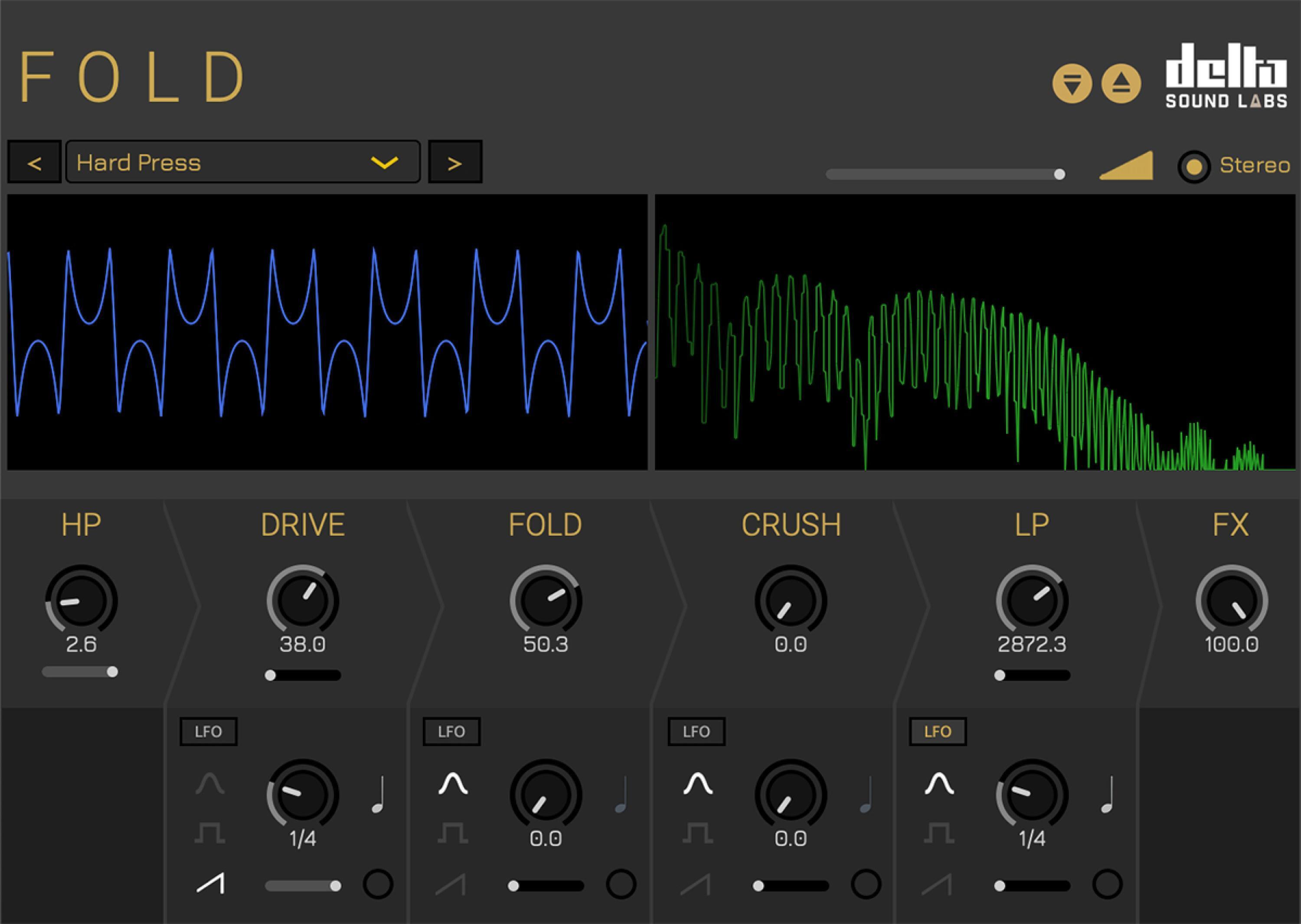 Delta Sound Labs Fold Wavefolding/Distortion Synthesis Plug-in