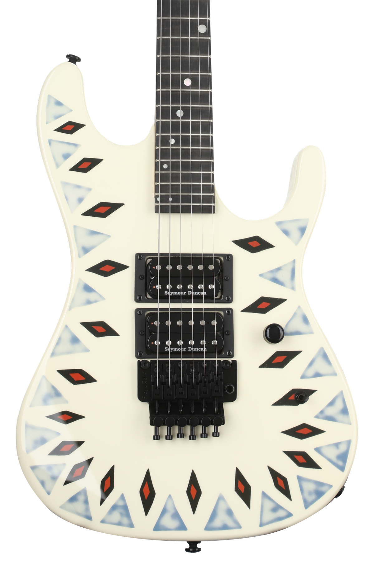 Kramer Nightswan Electric Guitar - Aztec Marble Graphic | Sweetwater