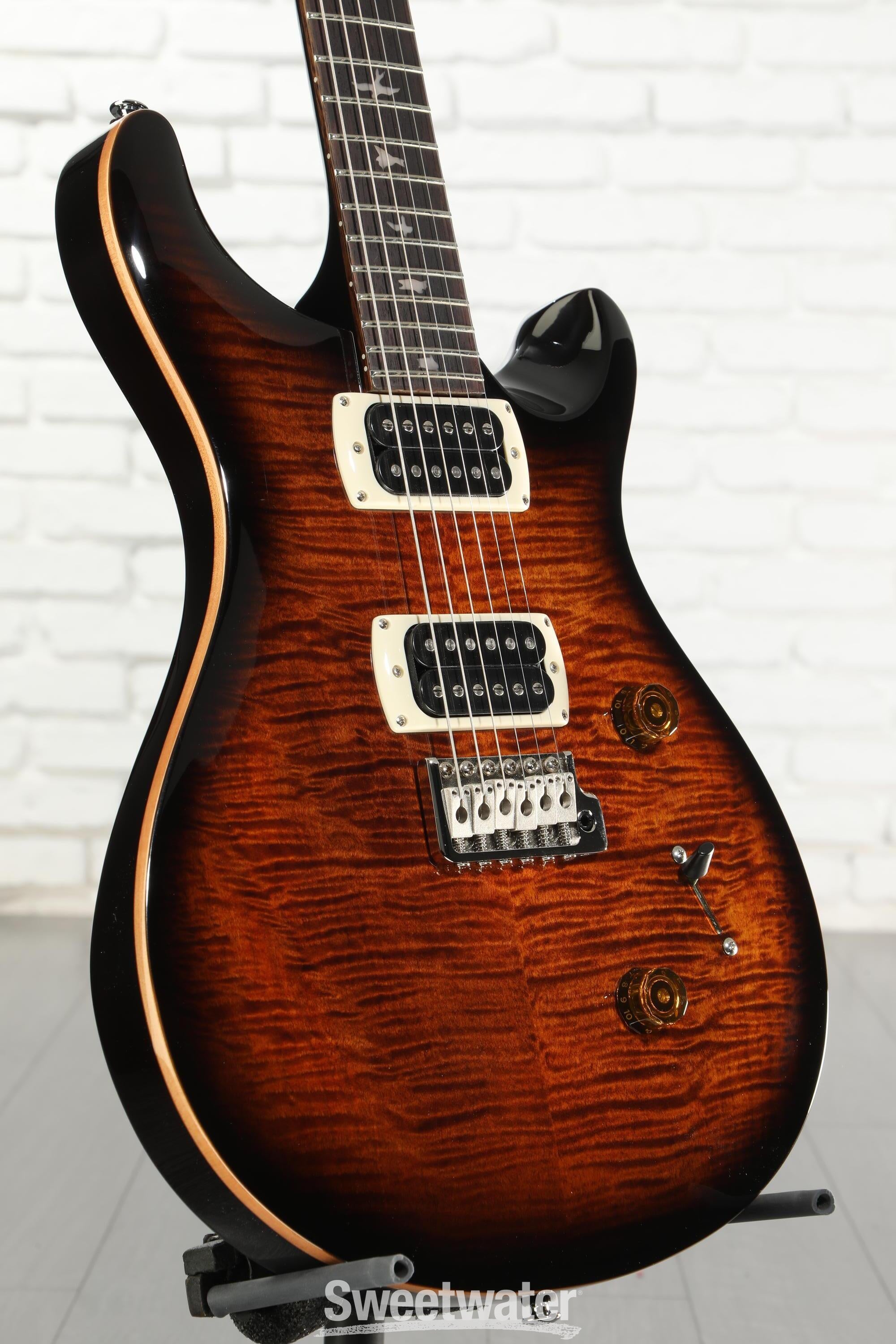 PRS SE Custom 24 Electric Guitar - Black Gold Sunburst | Sweetwater