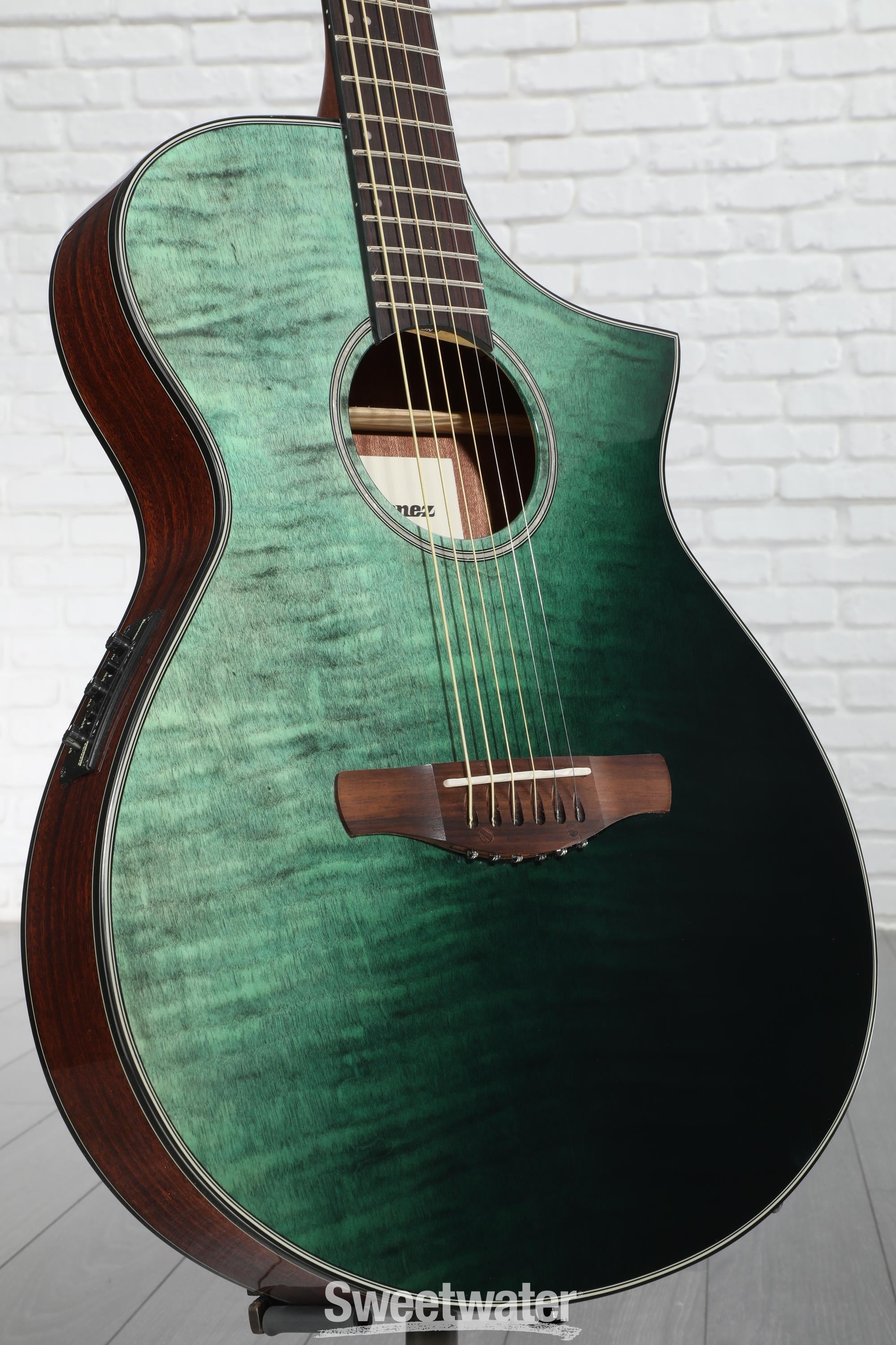 Ibanez AEWC32FMGSF Acoustic-electric Guitar - Dark Green
