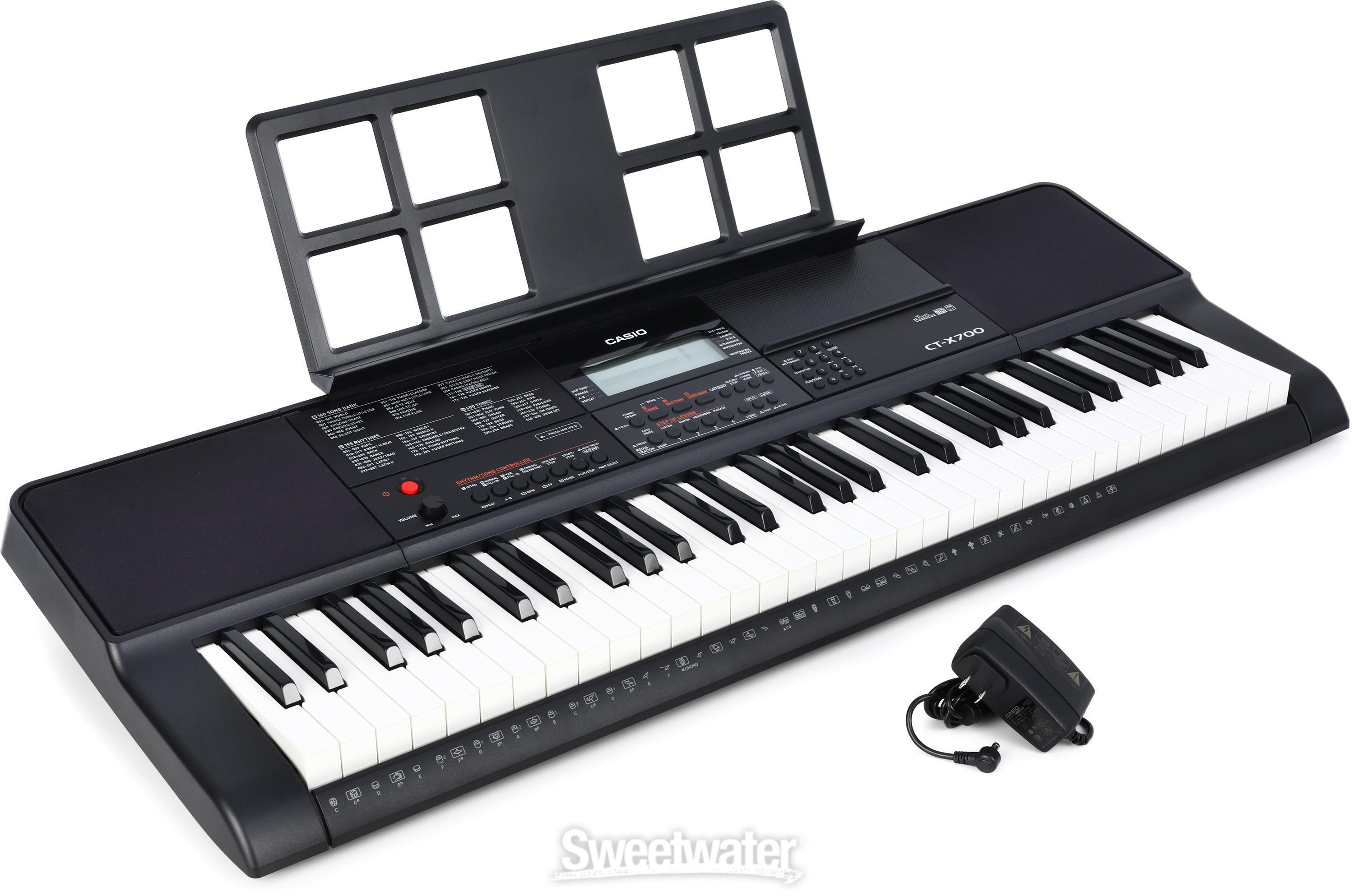 Casio CT-X700 61-key Portable Arranger Keyboard | Sweetwater
