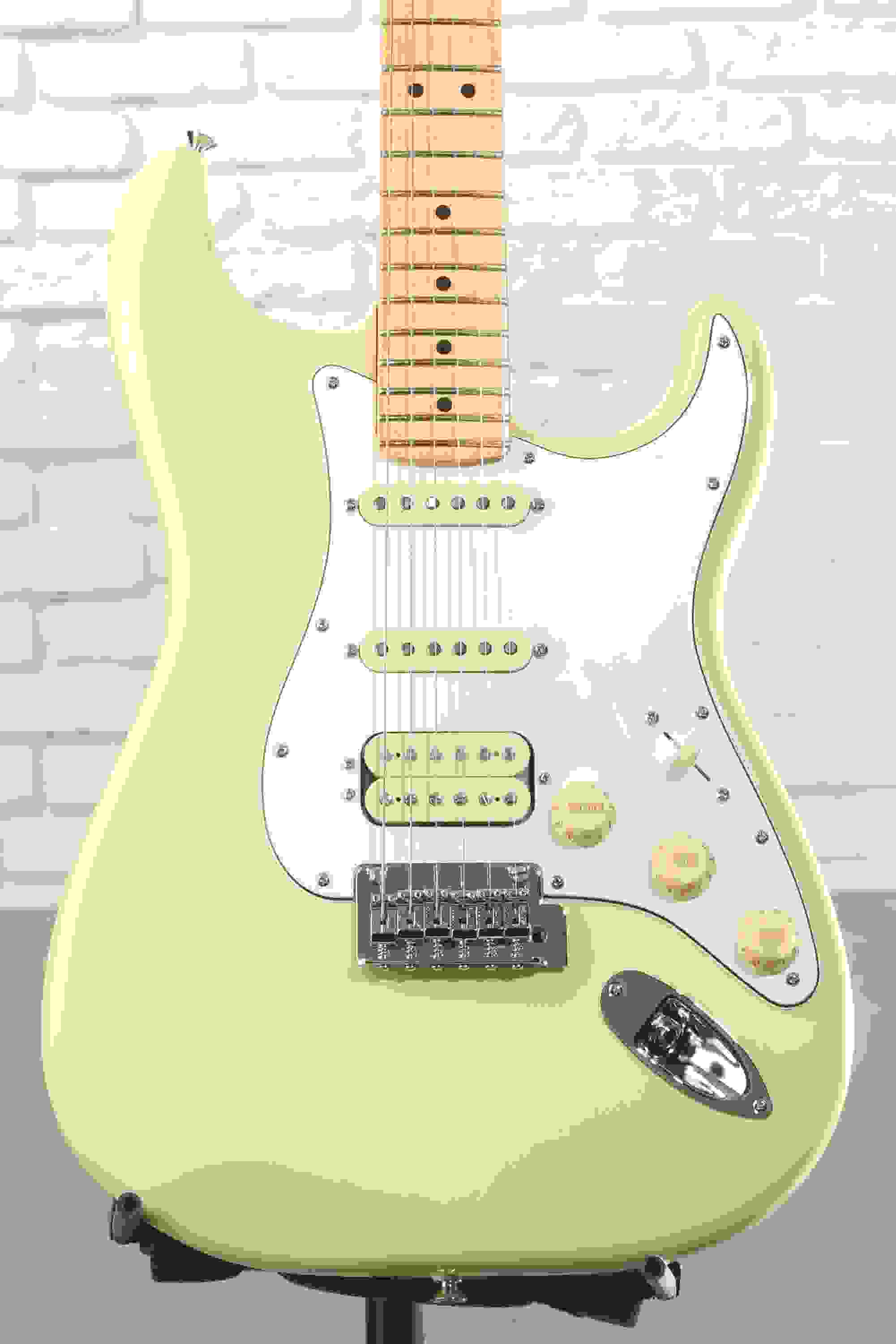 Fender Player II Stratocaster HSS Electric Guitar - Hialeah Yellow with Maple Fingerboard