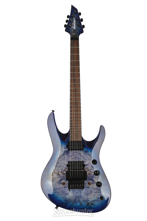 Jackson Pro Series Chris Broderick Signature FR6 Soloist Electric Guitar -  Transparent Blue