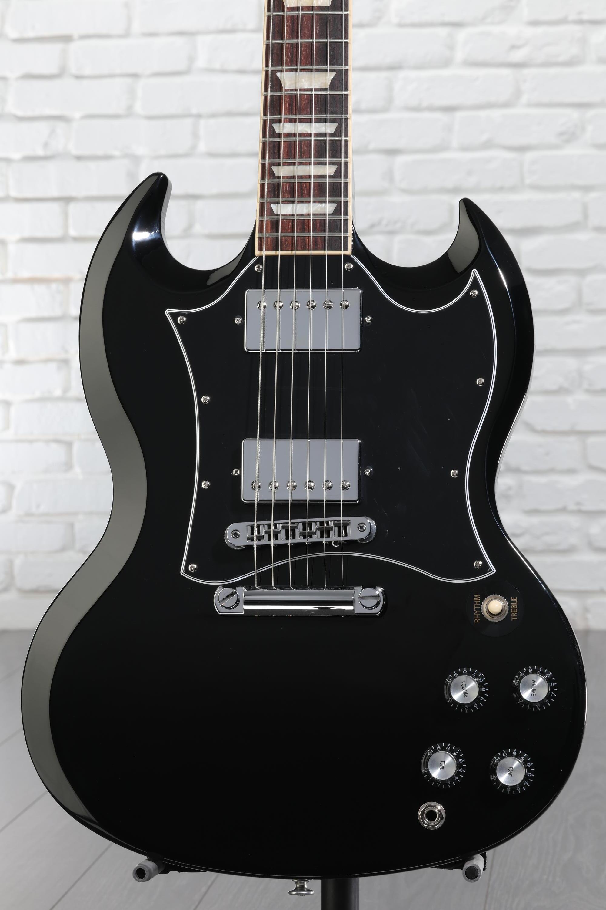 【izk】Gibson SG standard ebony、BLACK Gibson SG Standard Dark Guitar Center-Exclusive Electric