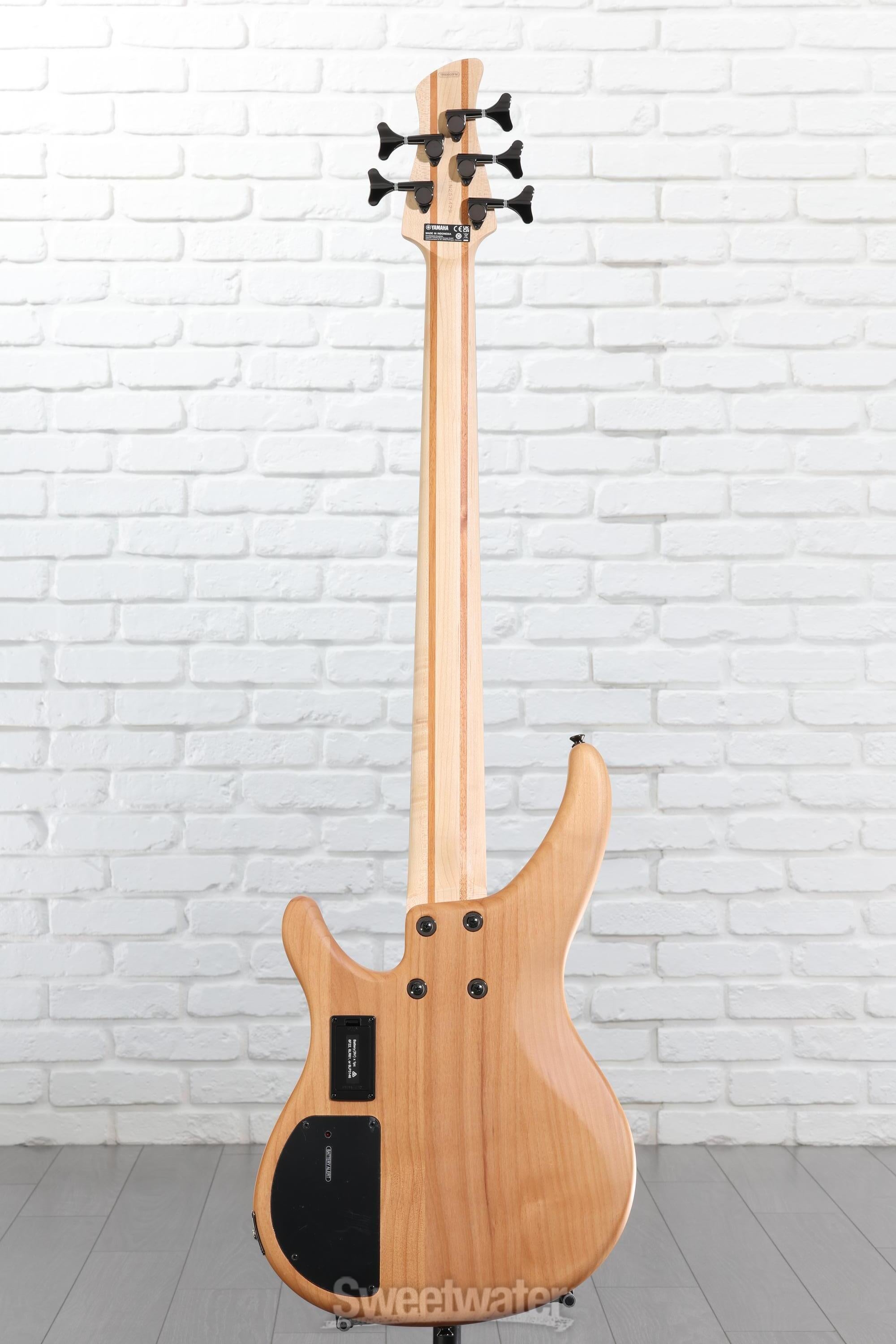 Yamaha TRBX605FM 5-string Bass Guitar - Natural Satin