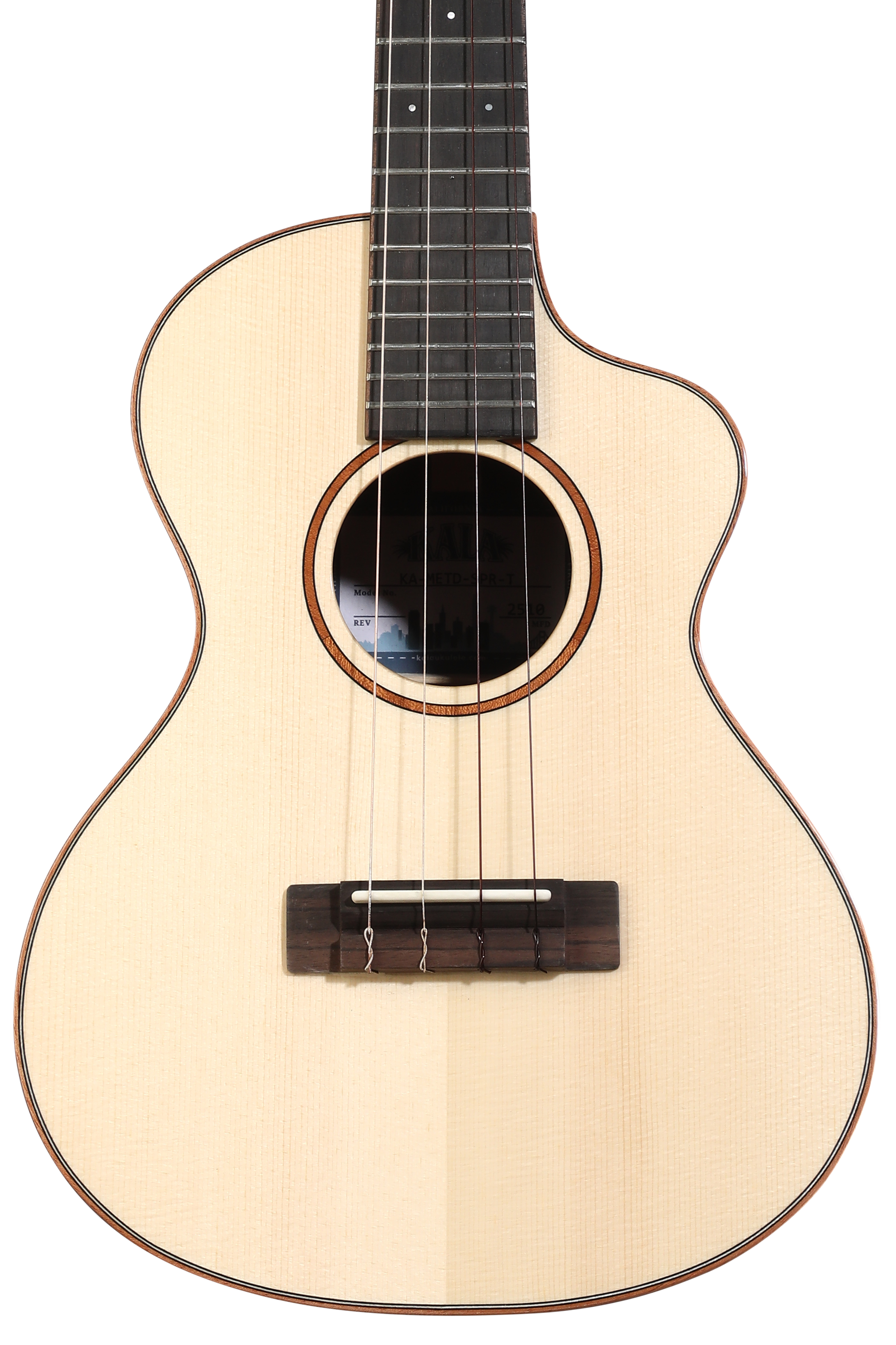 Photo of Kala Metropolitan Deluxe Spruce Top Rosewood Tenor Ukulele - Natural