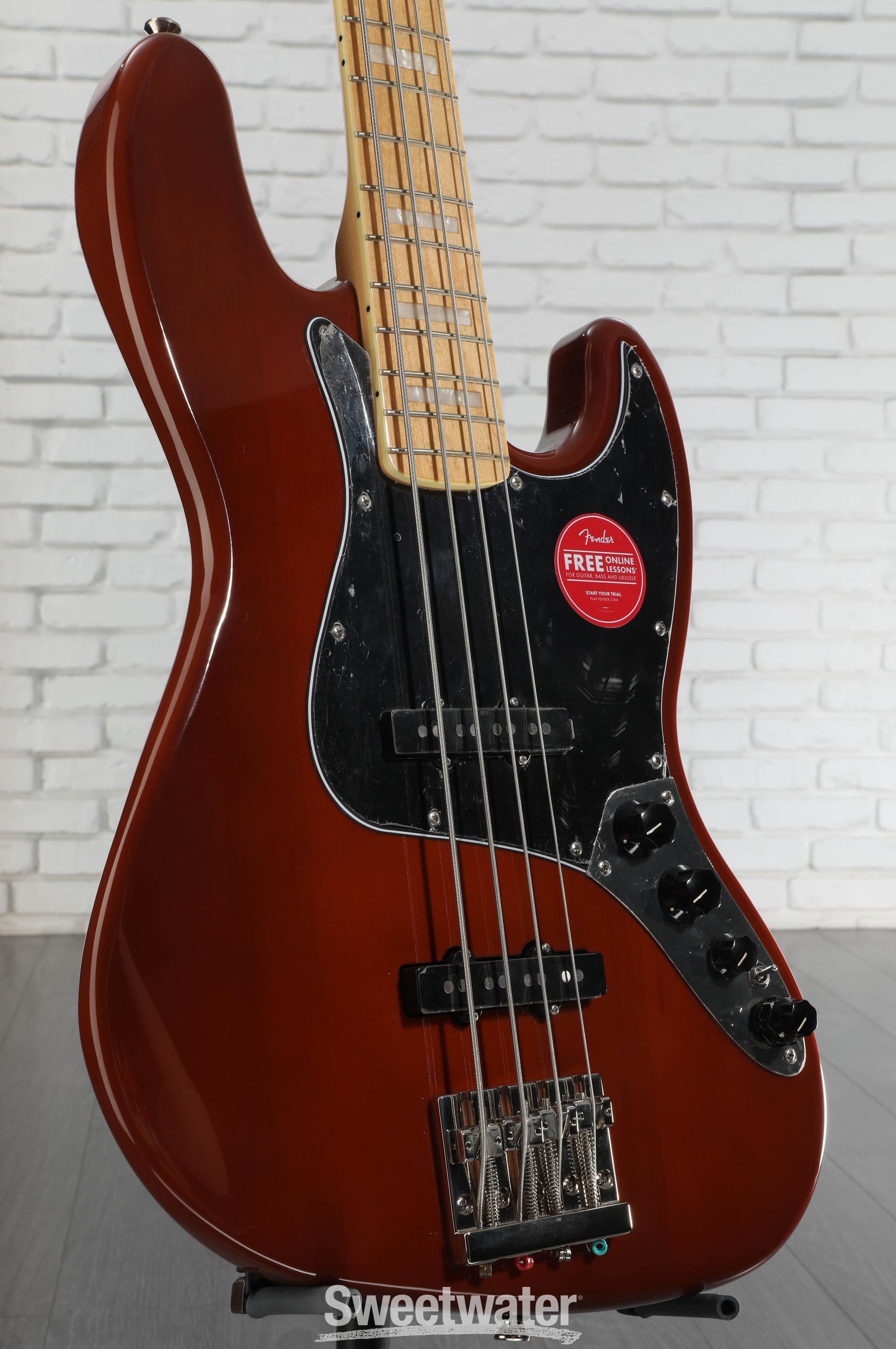 Squier Classic Vibe Active '70s Jazz Bass - Mocha | Sweetwater