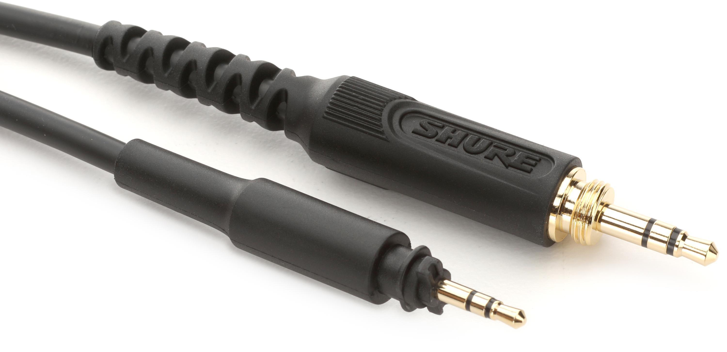 SHURE SRH840A カールコード付き Shure SRH Coiled Cable for Shure SRH440A and SRH840A