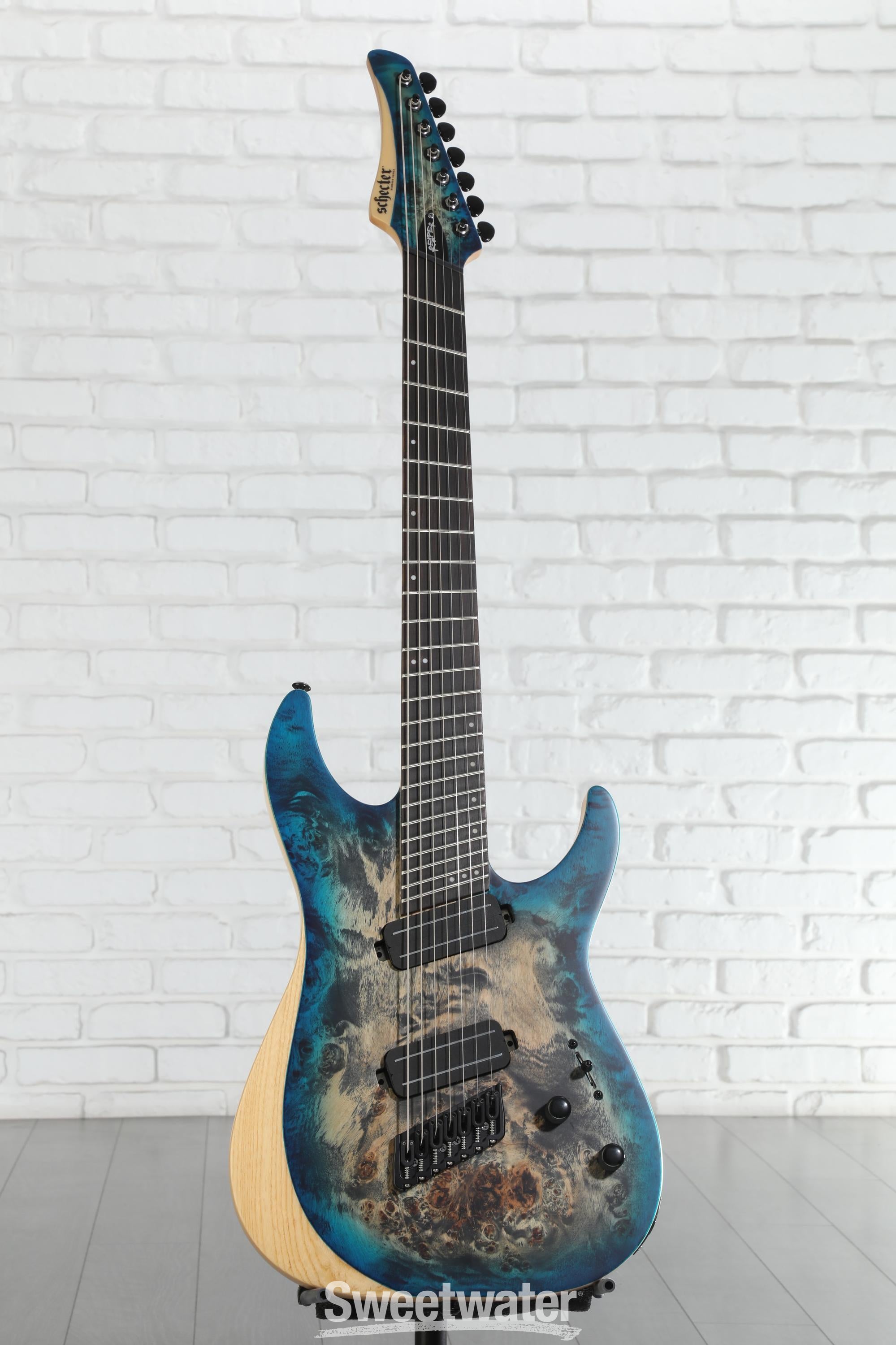 Schecter Reaper-7 Multiscale - Satin Sky Burst | Sweetwater