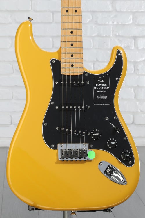 Fender Player II Modified Stratocaster Electric Guitar - Sunshine Yellow, Maple Fingerboard