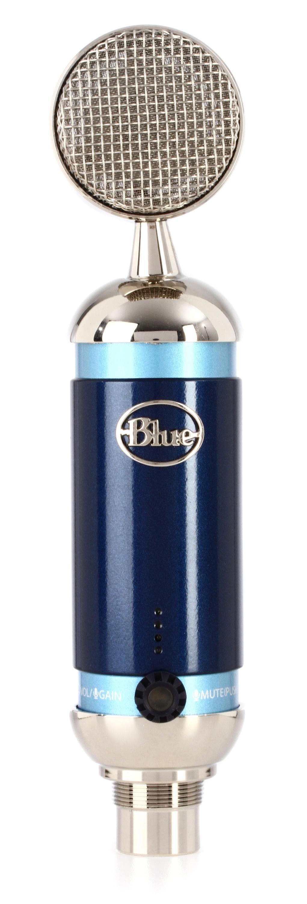 Newest Blue Spark SL Studio Condenser Microphone (LE Hammertone Blue)