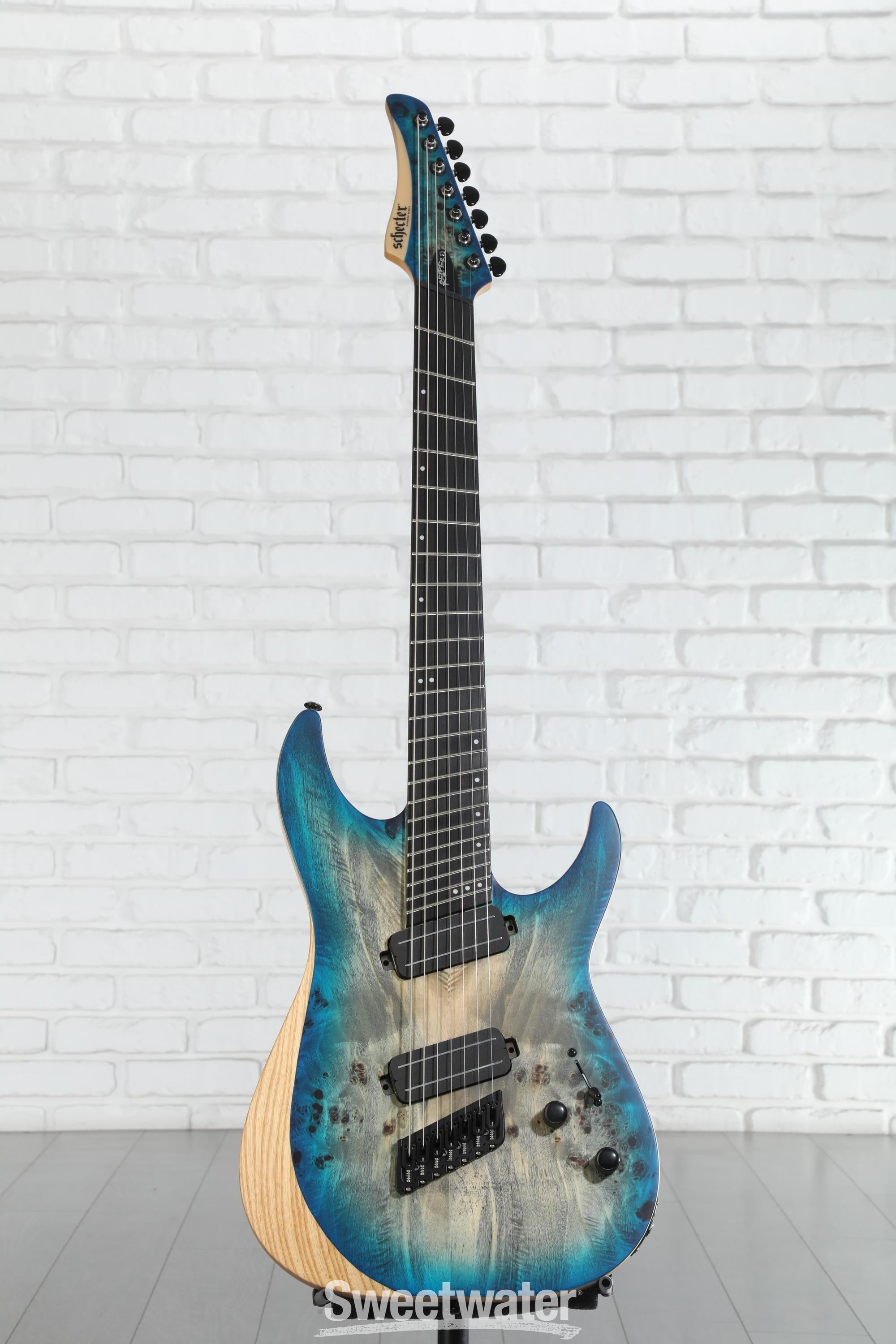 Schecter Reaper-7 Multiscale - Satin Sky Burst | Sweetwater