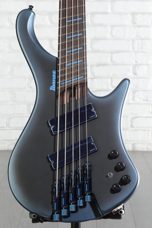 Ibanez Bass Workshop EHB5MSBSP 5-string Multi-scale Bass Guitar - Midnight Arctic Ocean Matte