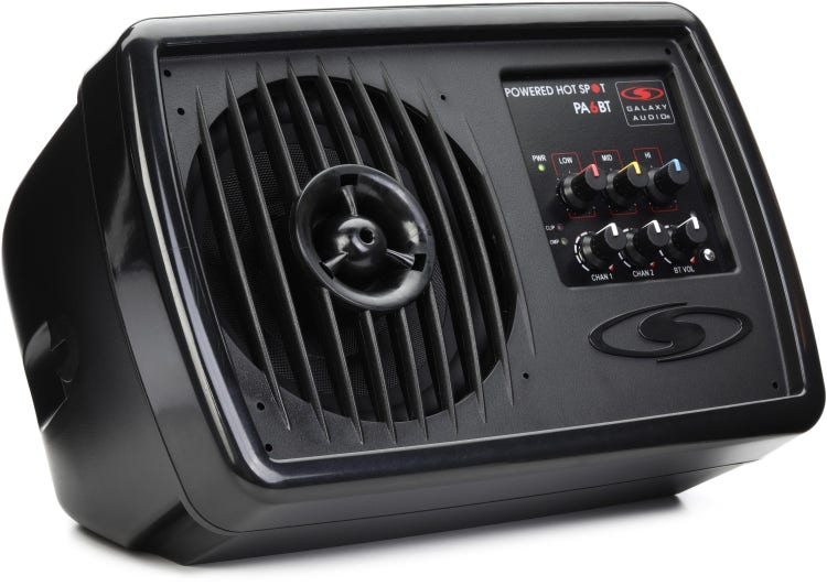 Galaxy Audio PA6BT Powered Hot Spot 170W 6.5 inch Personal Monitor Speaker with Bluetooth