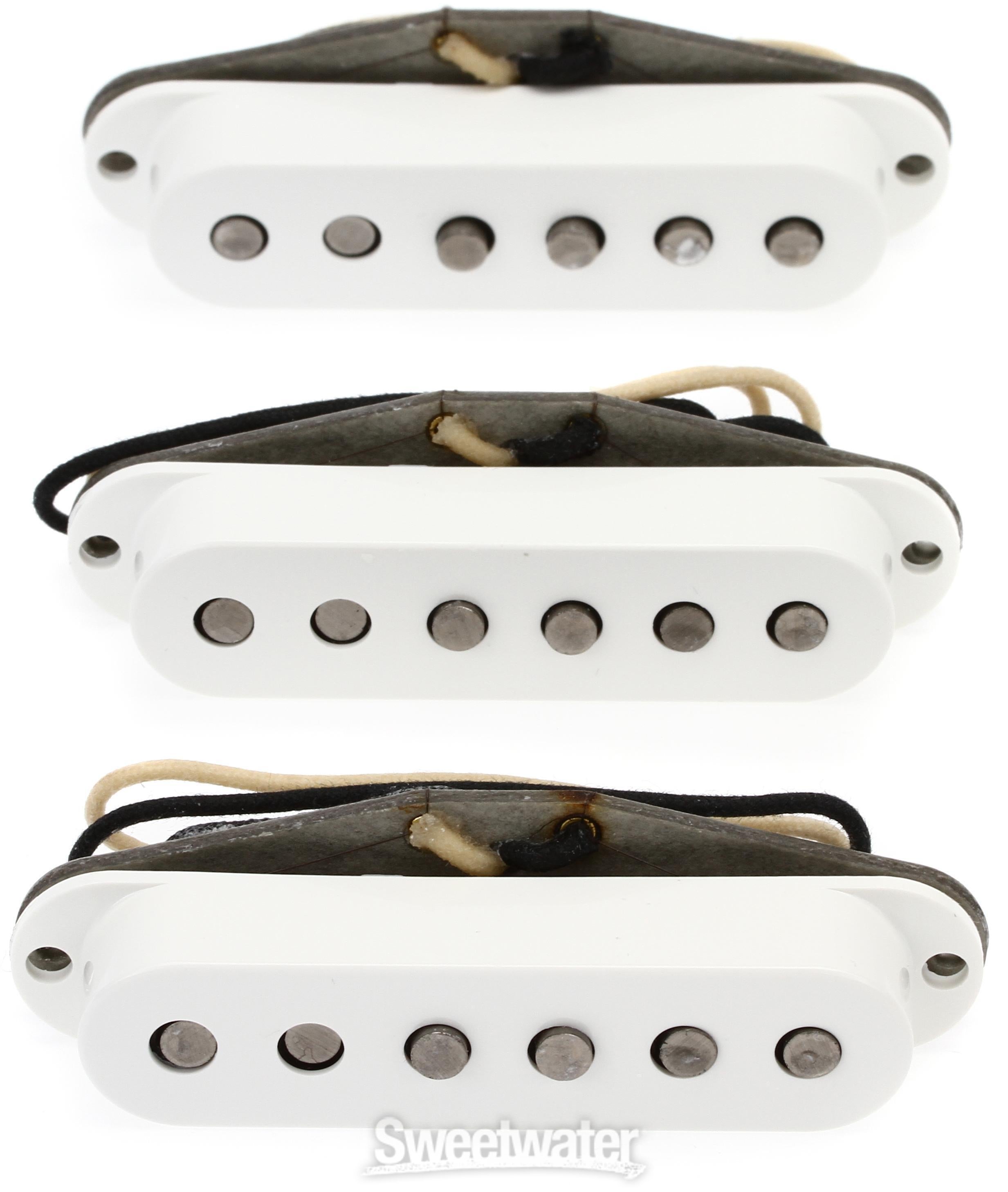 Fender Custom '69 Stratocaster Pickup Set - White | Sweetwater