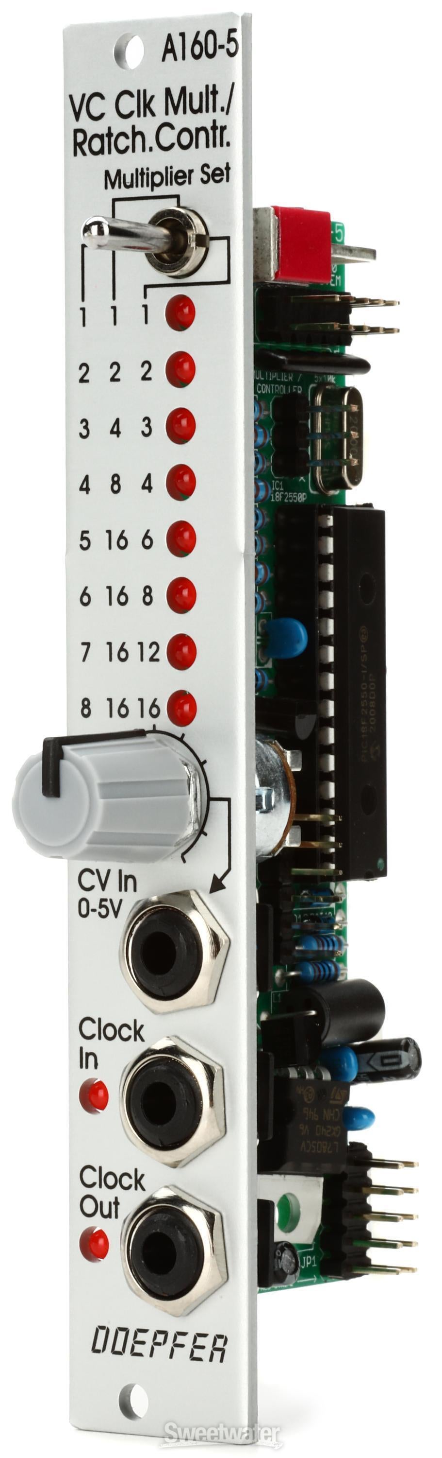 A-160-5 Voltage Controlled Clock Multiplier / Ratcheting 