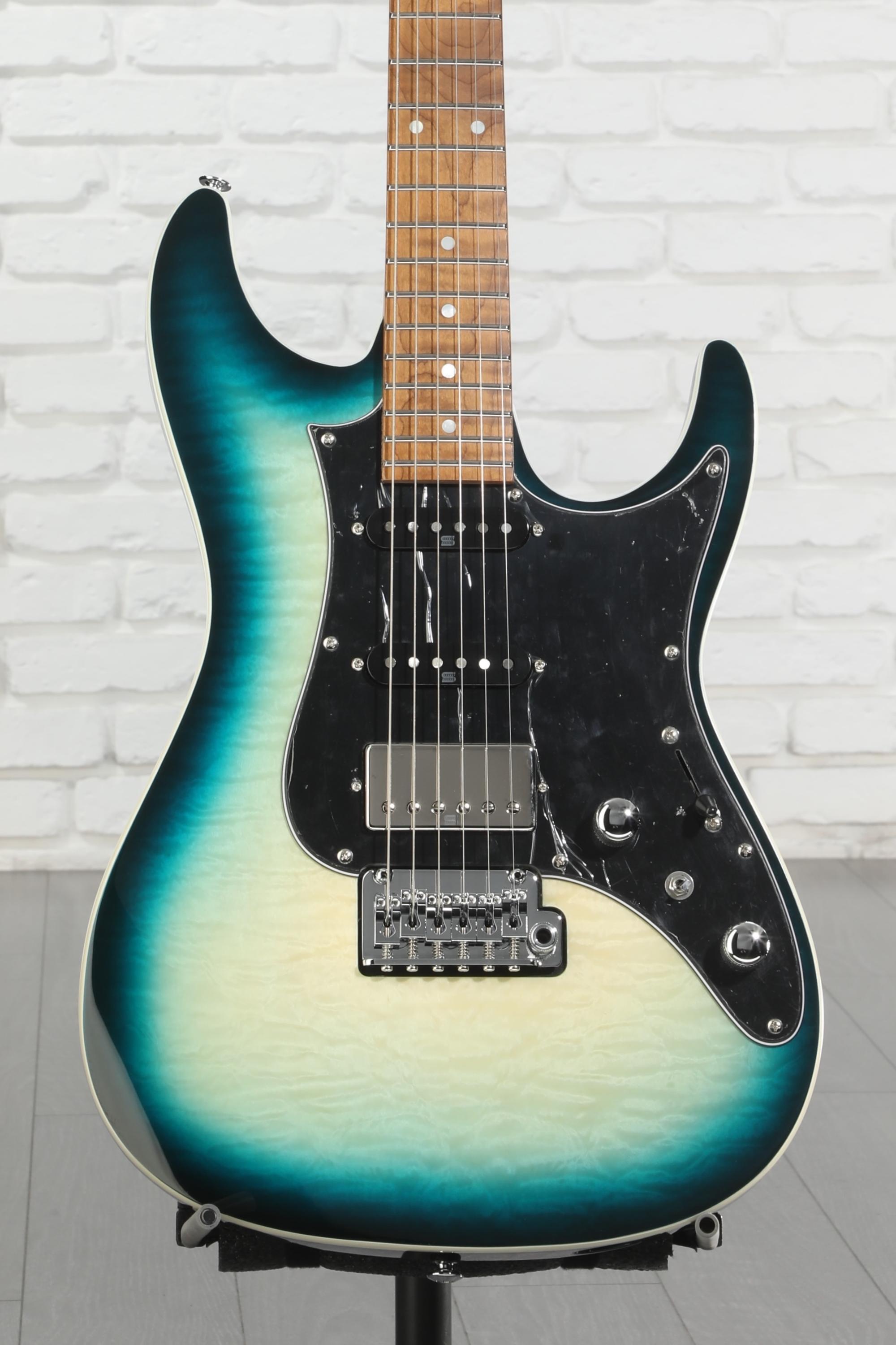 Ibanez Premium AZ24P1QM Electric Guitar - Deep Ocean Blonde