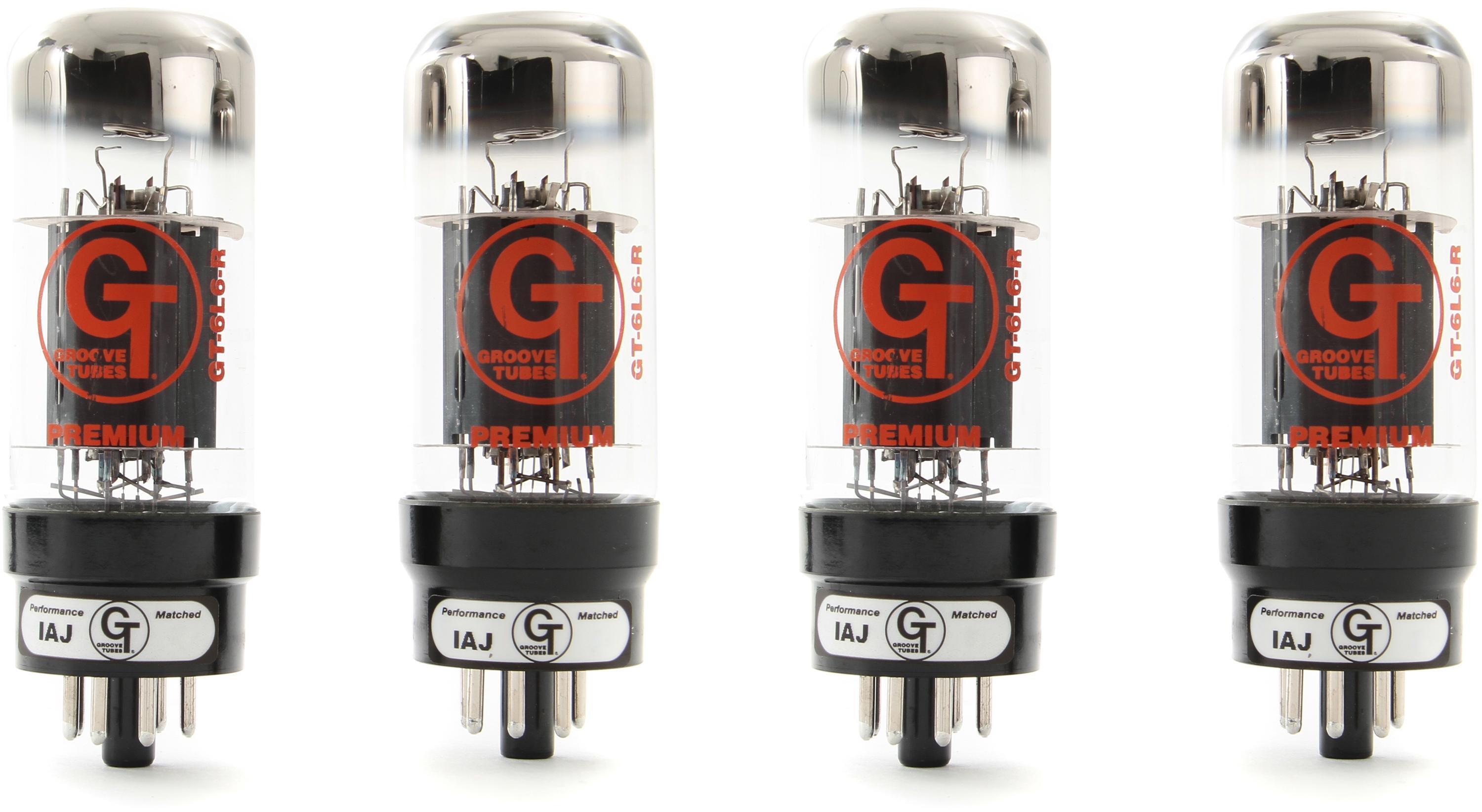 Groove Tubes GT-6L6R Russian Power Tubes - Medium Quartet