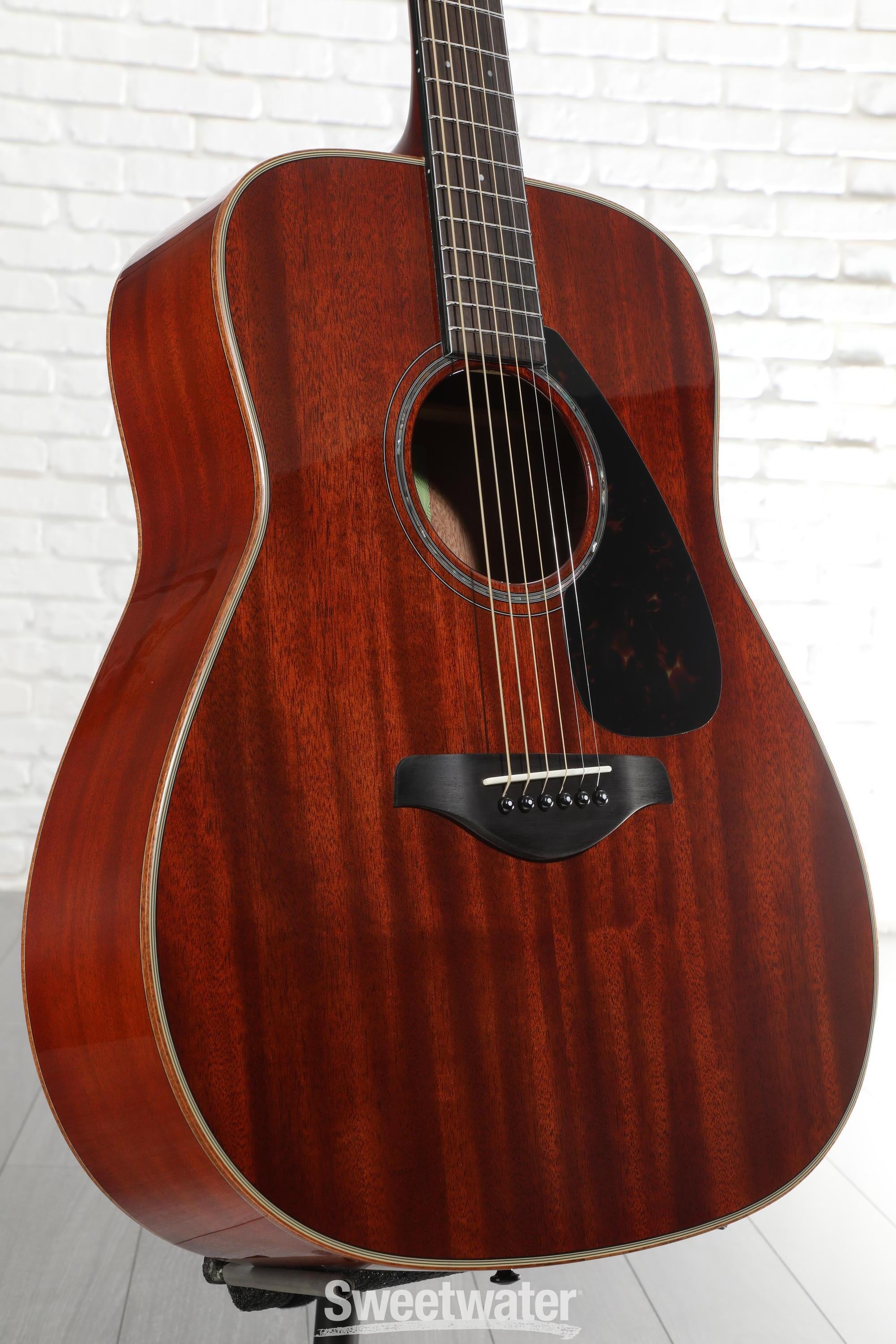 Yamaha FG850 Dreadnought Acoustic Guitar - Natural | Sweetwater