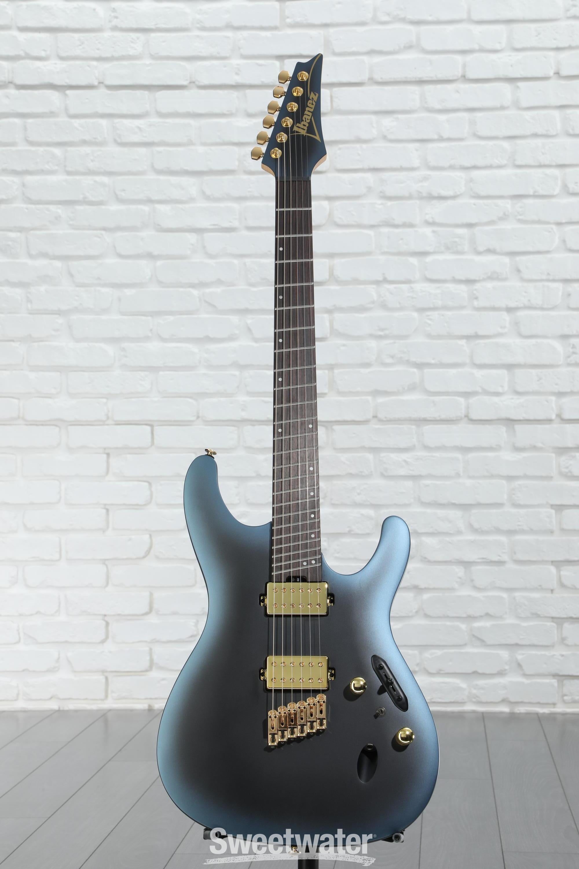 Ibanez Axe Design Lab SML721 Guitar - Midnight Arctic Ocean Matte