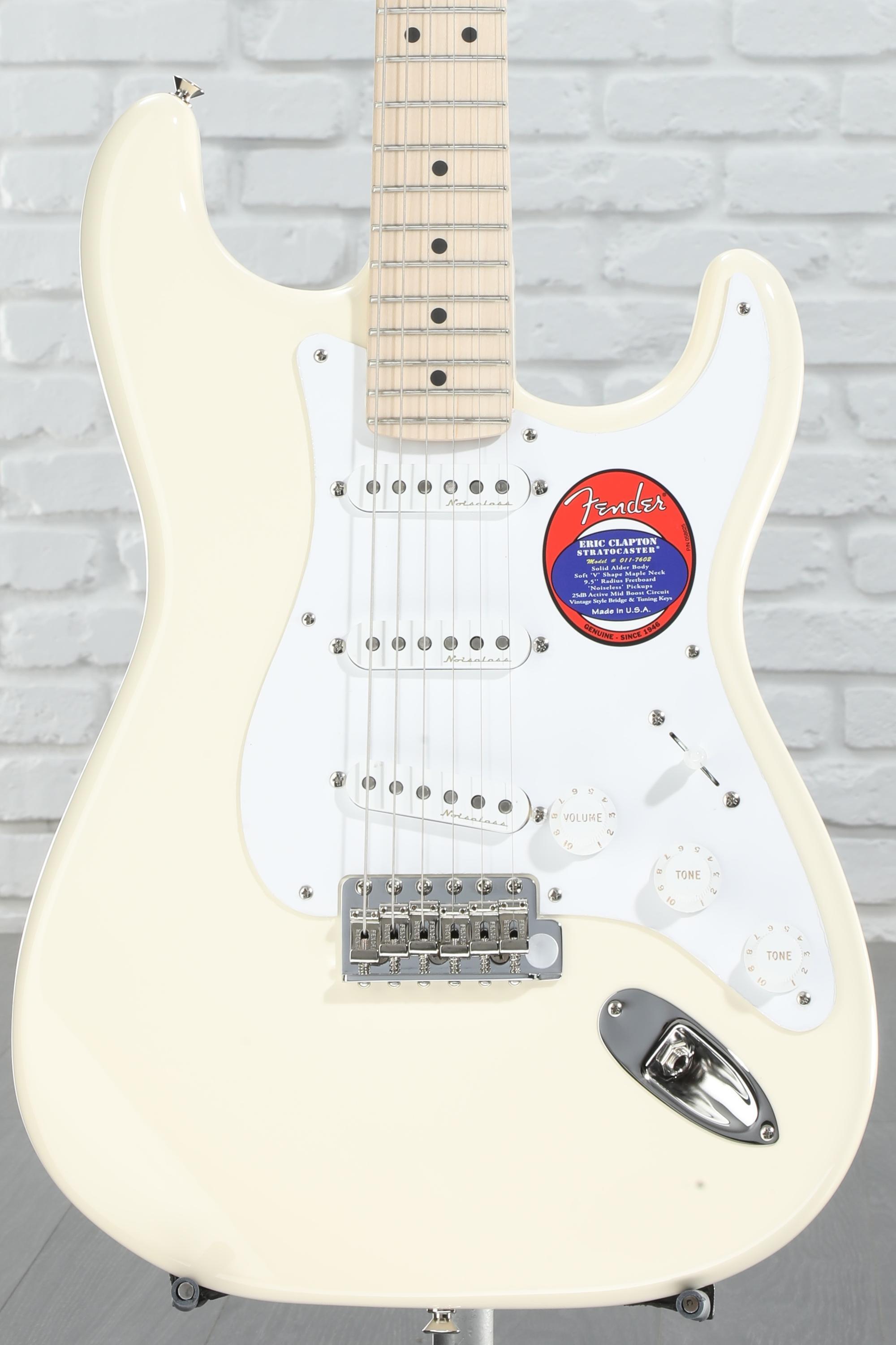 Fender Eric Clapton Stratocaster - Olympic White with Maple