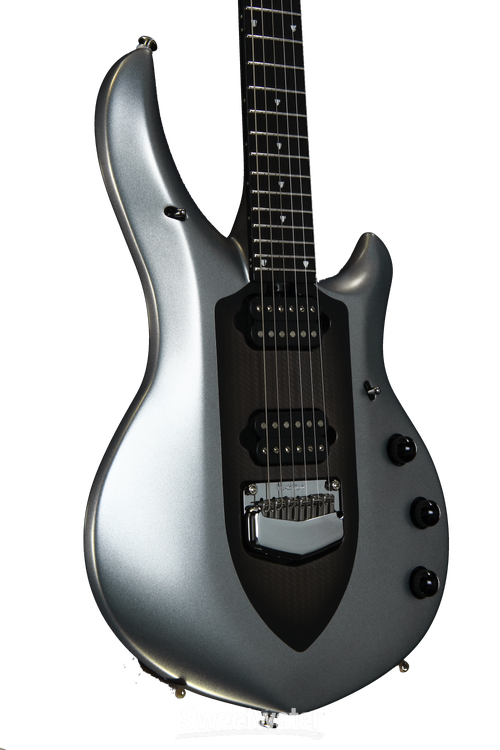 Ernie Ball Music Man JP13 6 - Platinum Silver, Rosewood
