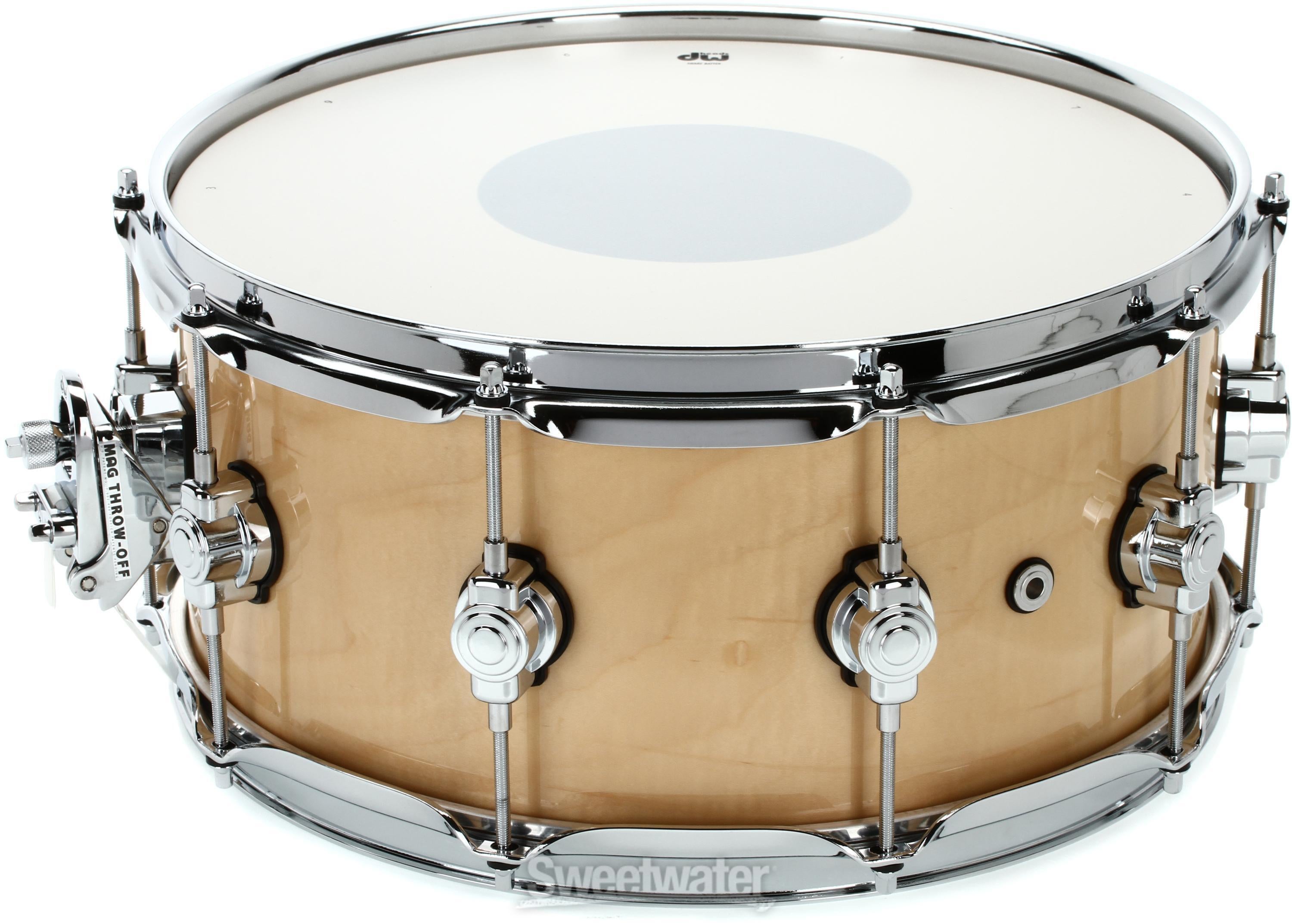 DW Performance Series Snare Drum - 6.5 x 14 inch - Natural Lacquer