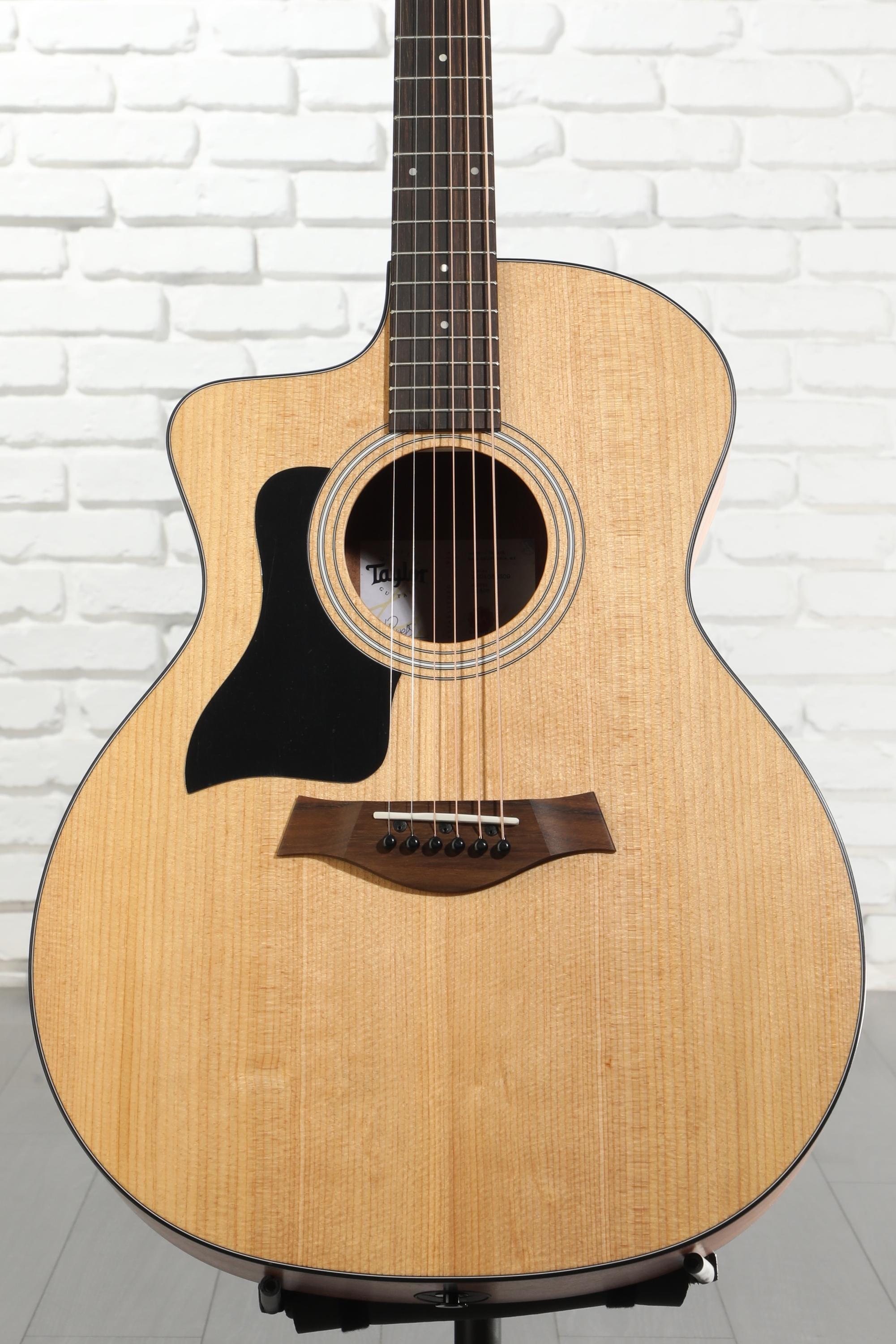 Taylor 114ce Left-handed Acoustic-electric Guitar - Natural Sapele