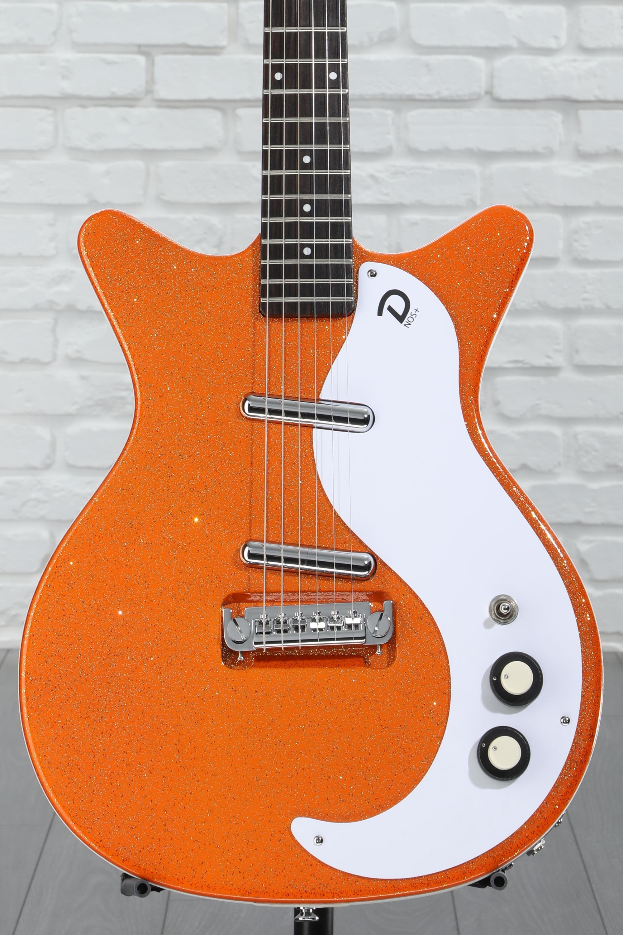 ギター Danelectro 59M NOS+ Danelectro '59M NOS+ Electric Guitar - Red Metalflake