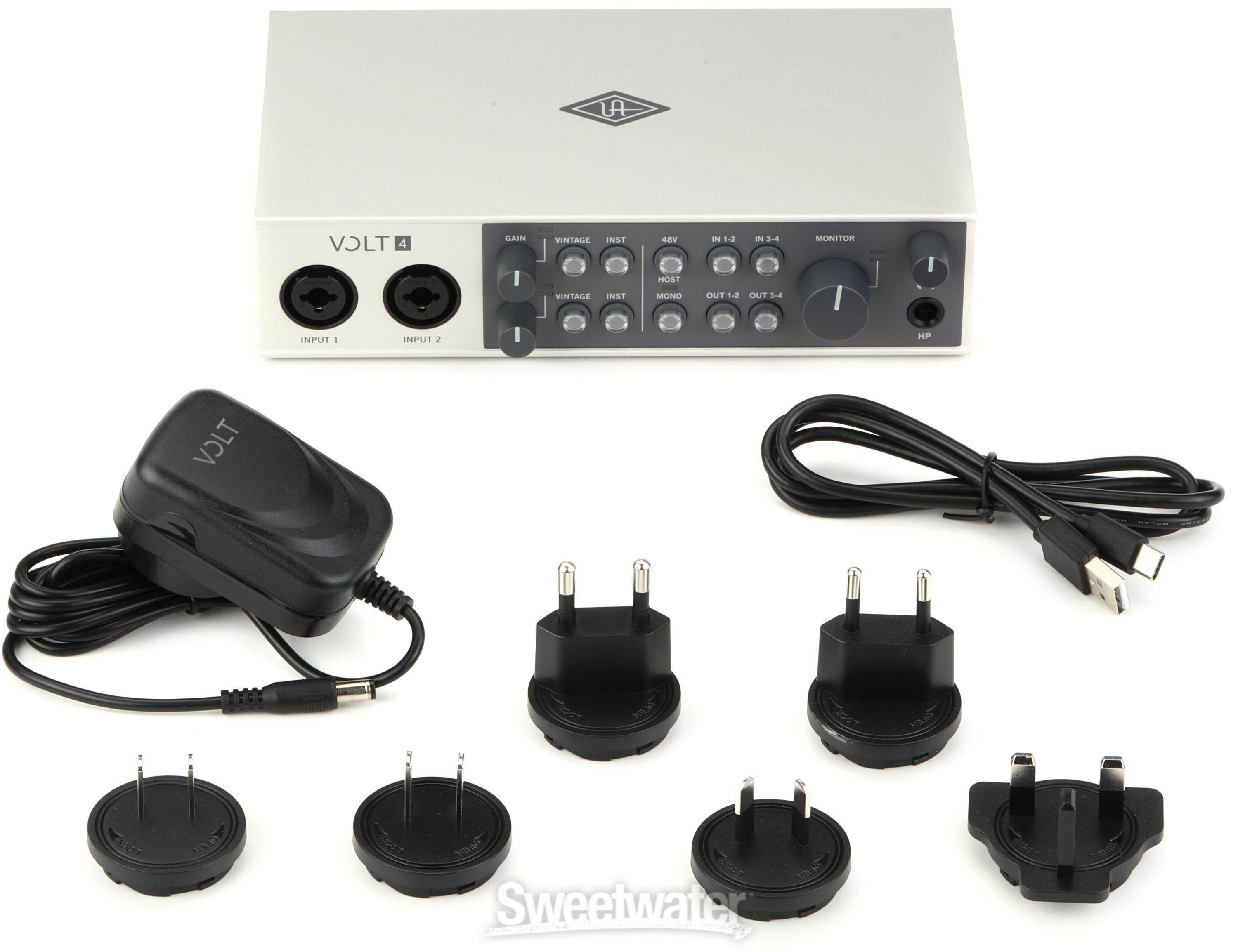 Universal Audio Volt 4 USB-C Audio Interface | Sweetwater