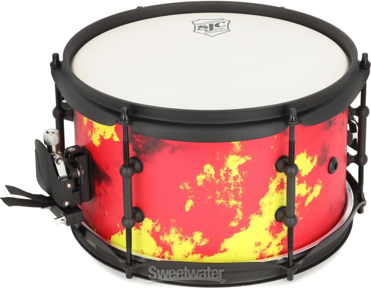 SJC Custom Drums Josh Dun Inferno Side Snare Drum - 6 inches x 10 inches
