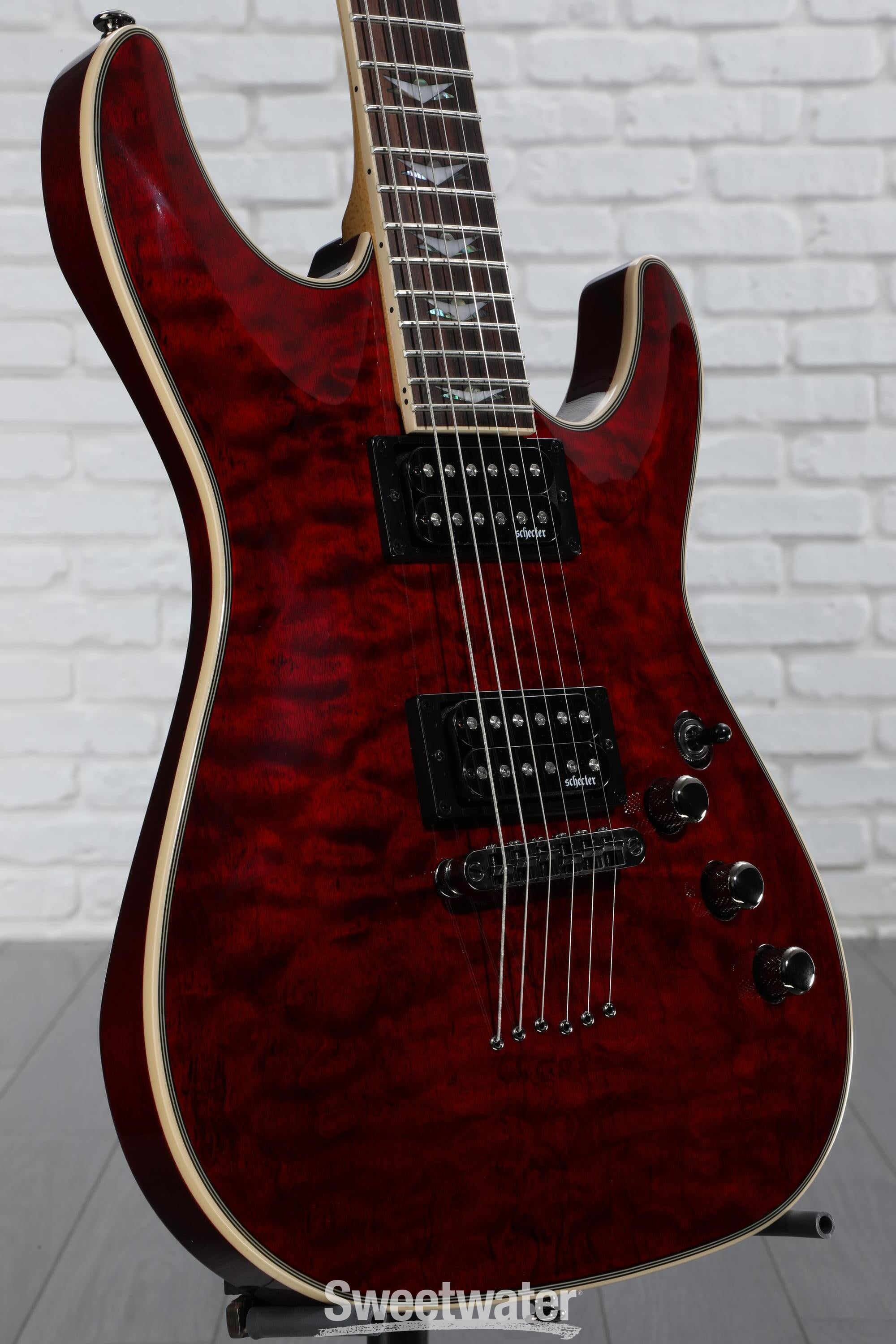 Schecter Omen Extreme-6 Electric Guitar - Black Cherry
