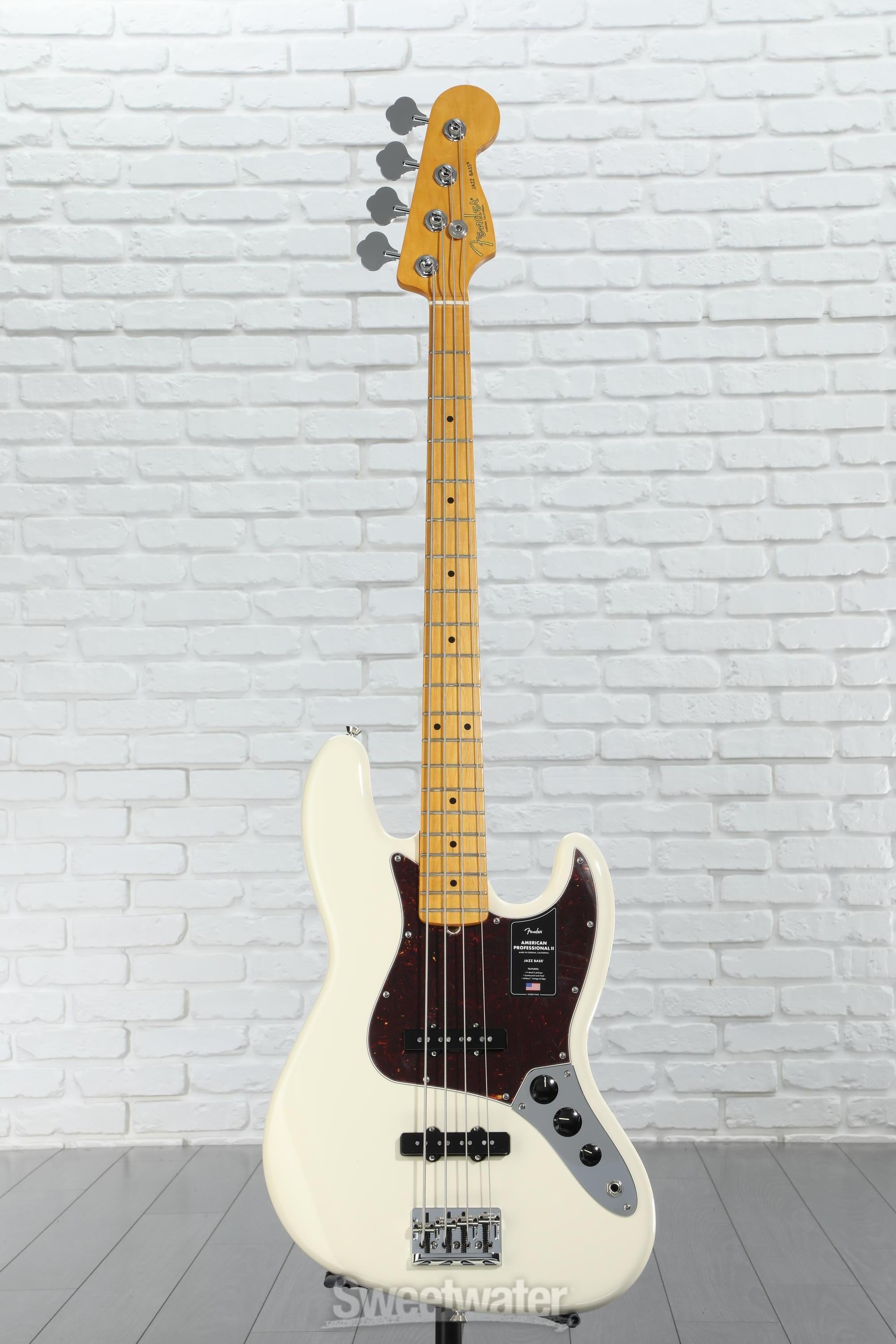 【超ポイントバック祭】 American Fender Professional White Olympic - Bass Jazz II ベース