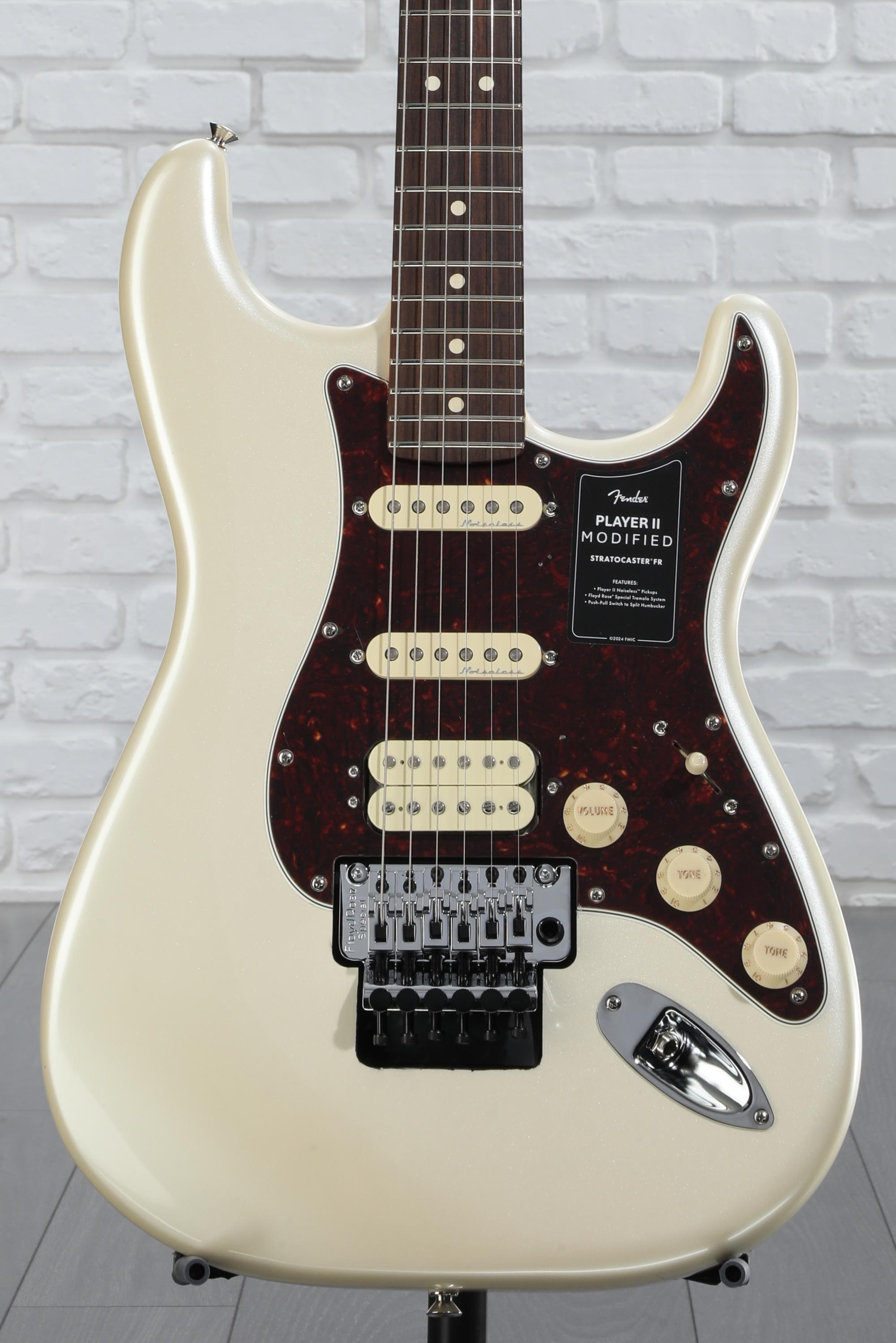 ギター Fender Stratocaster with Floyd Rose Fender Player II Modified Stratocaster Floyd Rose Rosewood