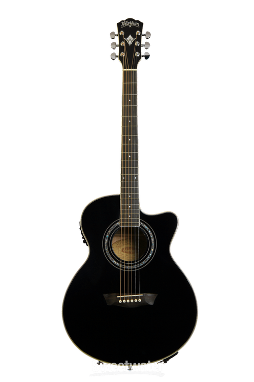 Washburn EA12 Mini Jumbo - Black Reviews | Sweetwater
