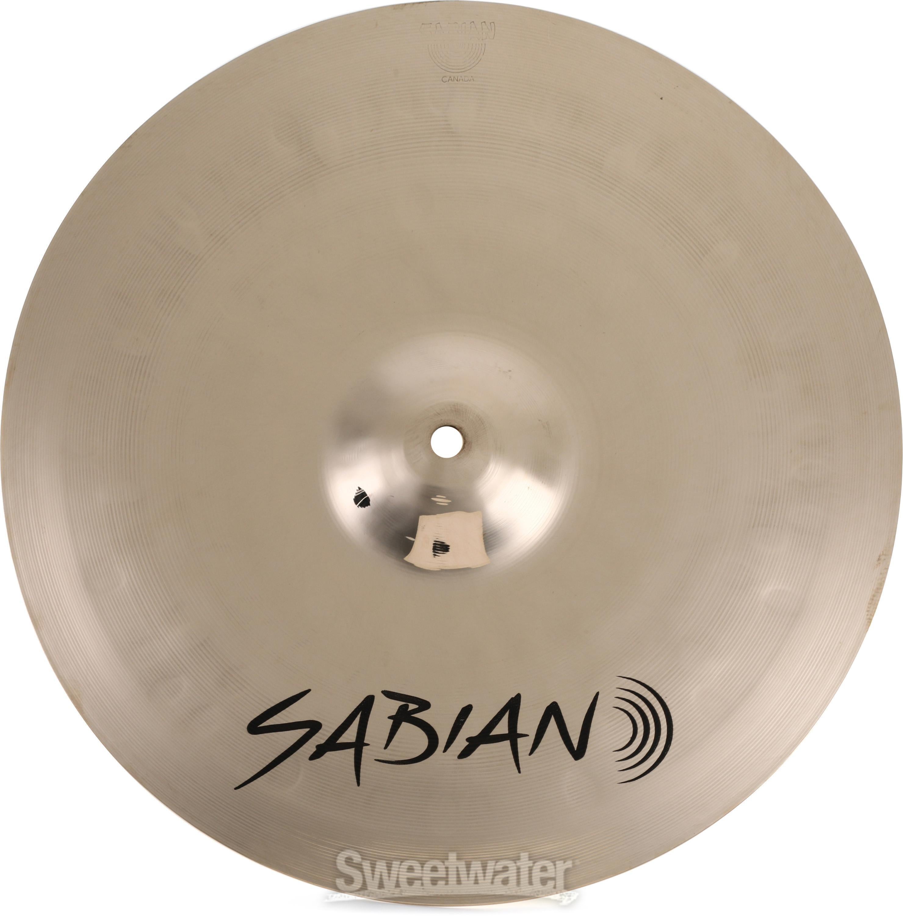 Sabian 15 inch HHX Groove Hi-hats Cymbal - Brilliant Finish