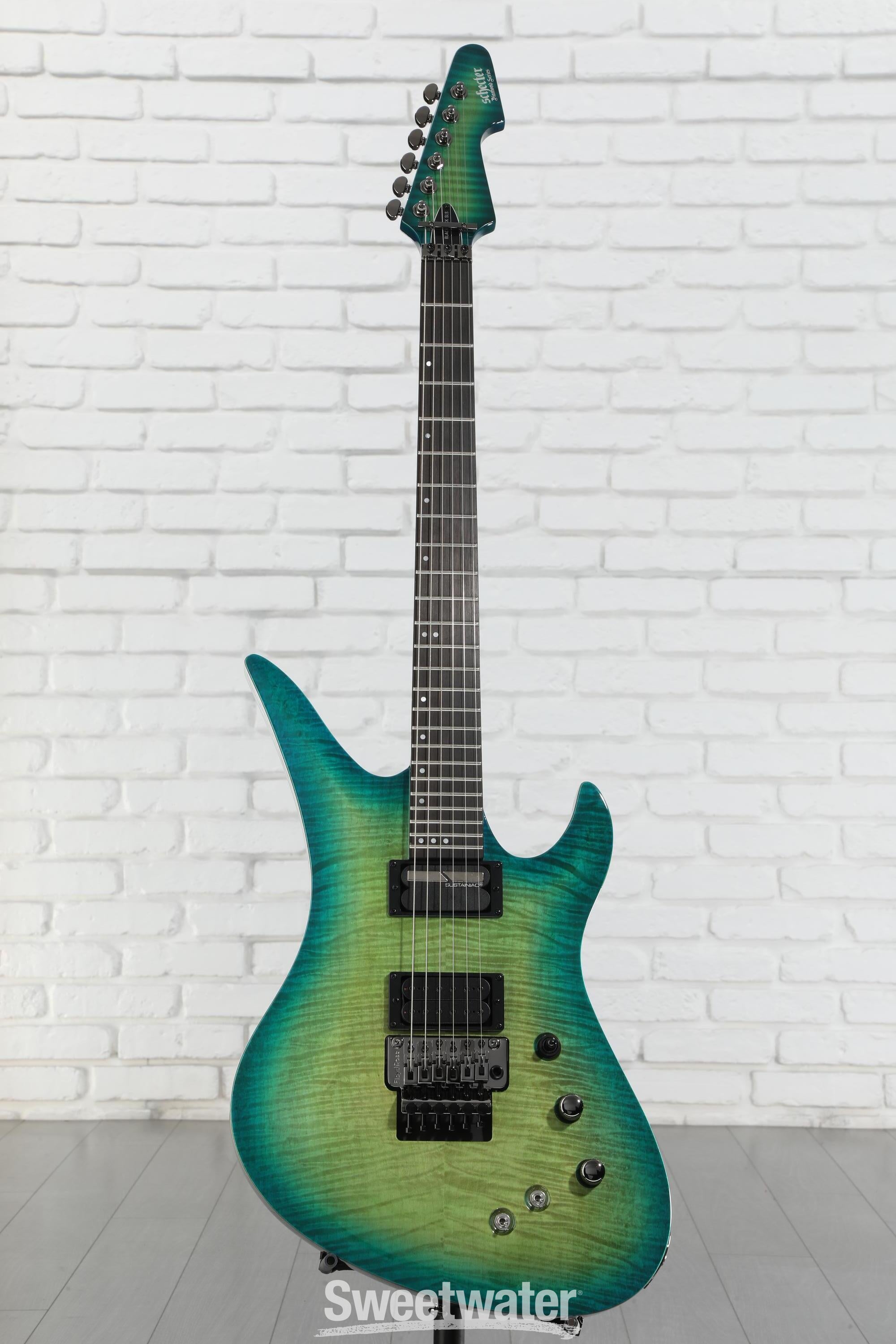 Schecter BlackJack SLS Avenger FR-S - Aquaburst - Sweetwater