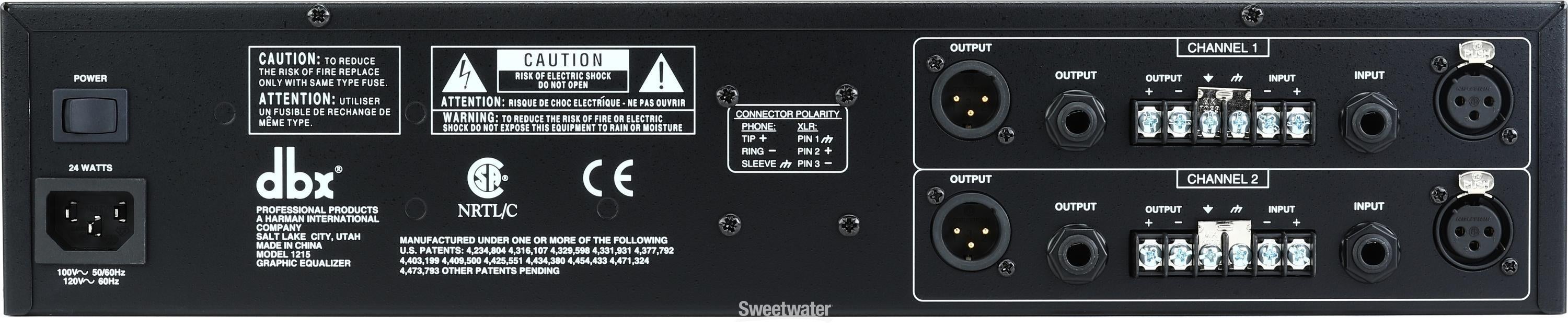 1215 | dbx Professional Audio | English (US)