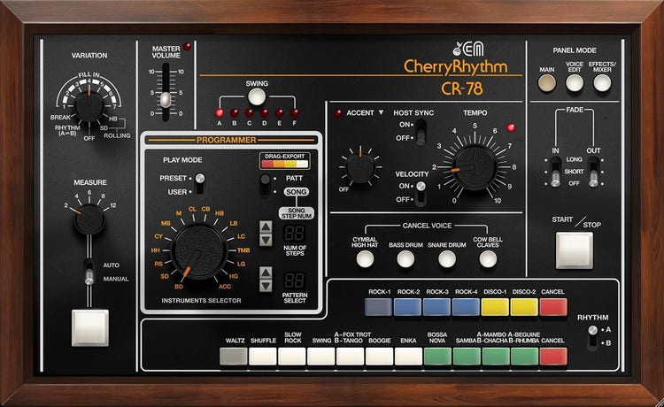 Cherry Audio CR-78 Drum Machine Software