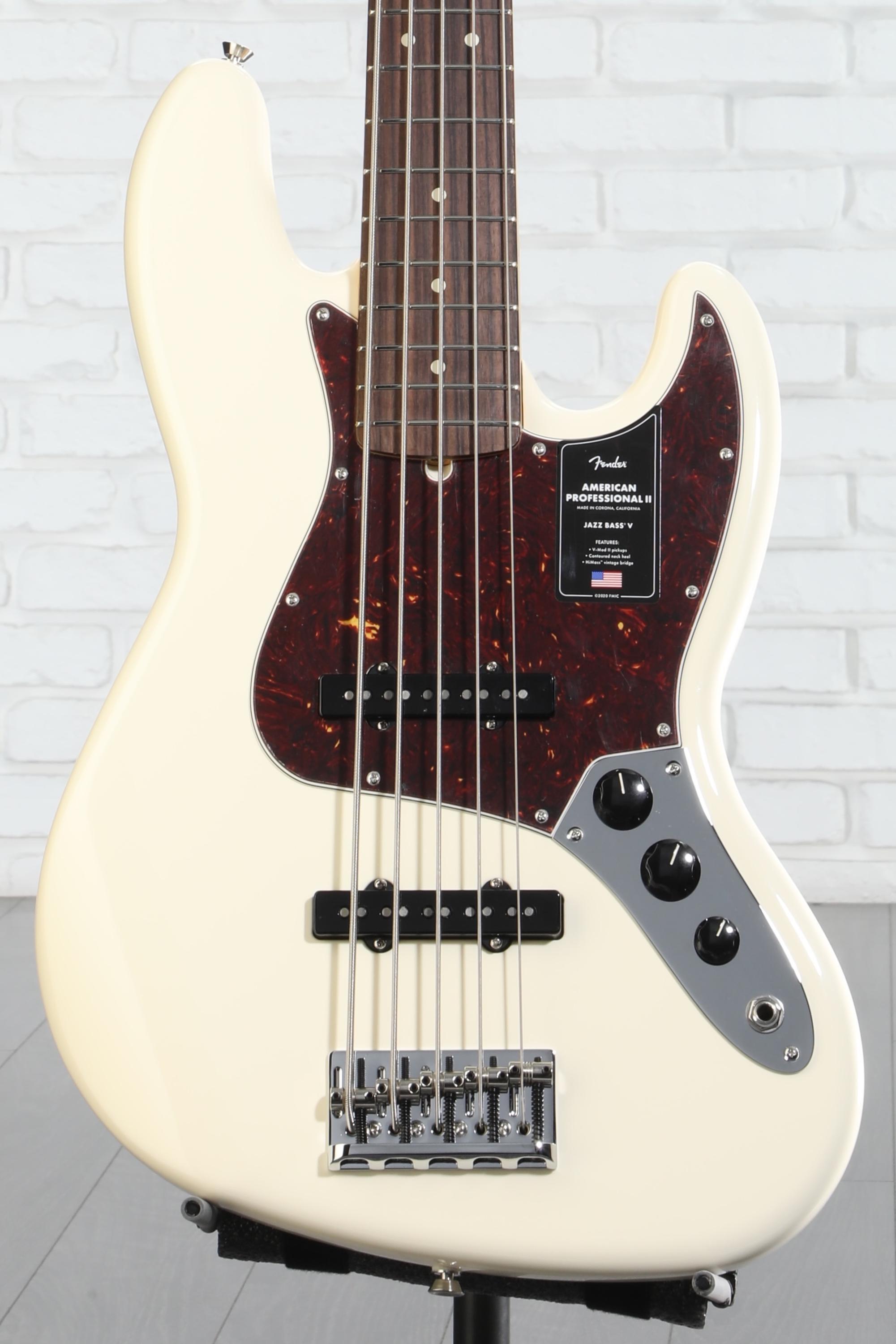 Fender American ProfessionalⅡ JazzBass V Fender American Professional II Jazz Bass V - Olympic White