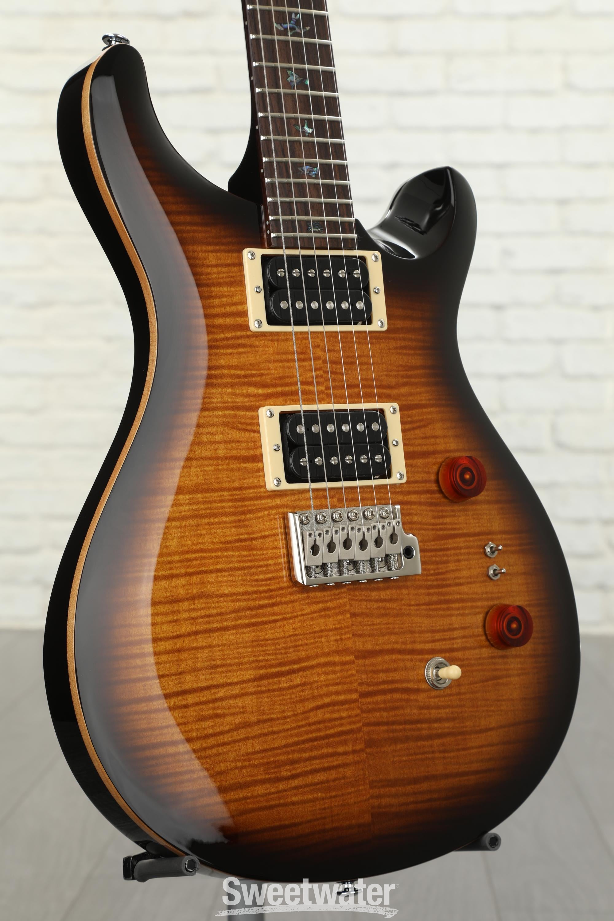 PRS SE Custom 24 35th Anniversary Electric Guitar - Black Gold Burst