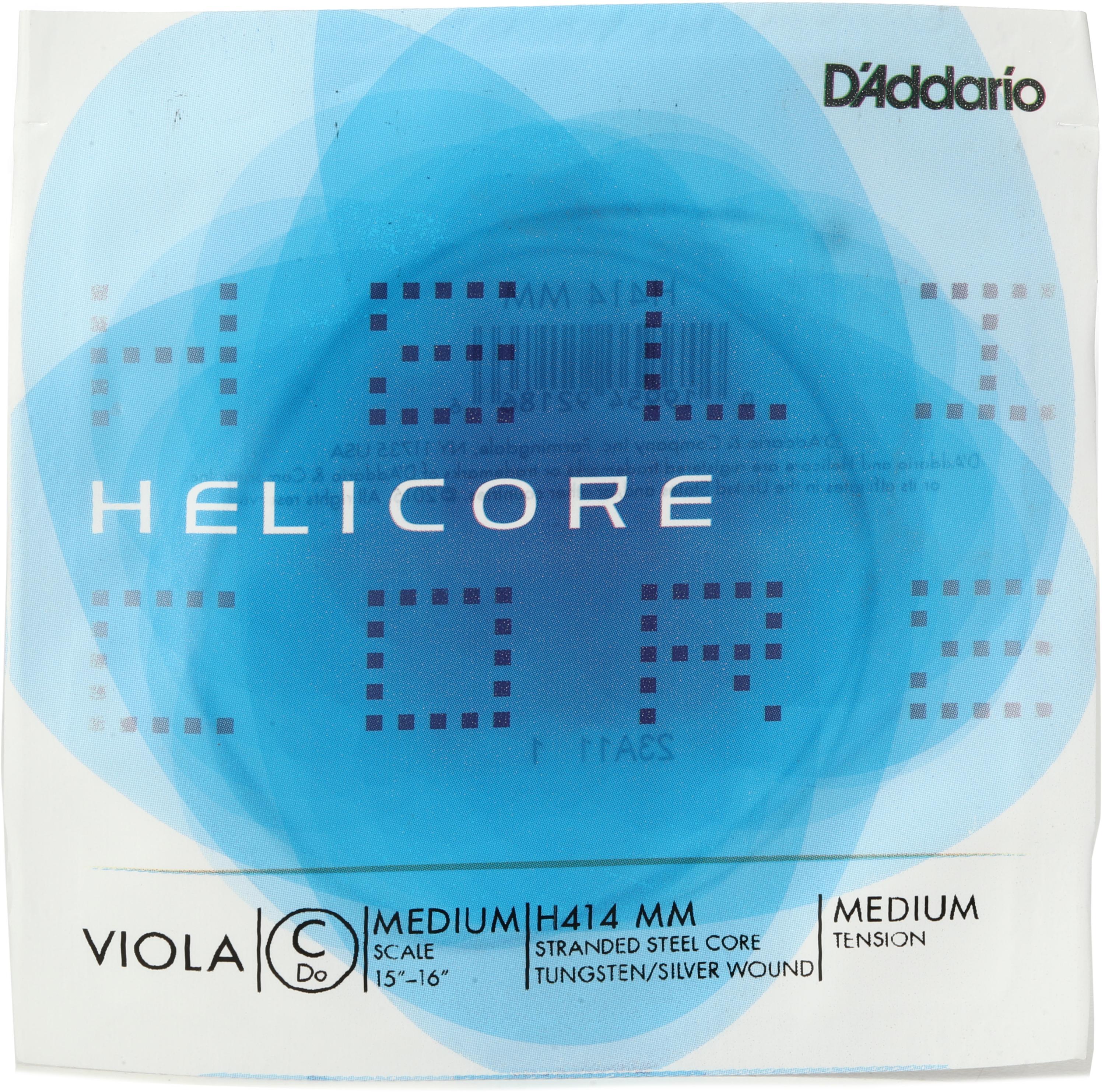 D'Addario Helicore H413 H414 ビオラ弦セット。 Helicore Violin String Set | Orchestral | D'Addario