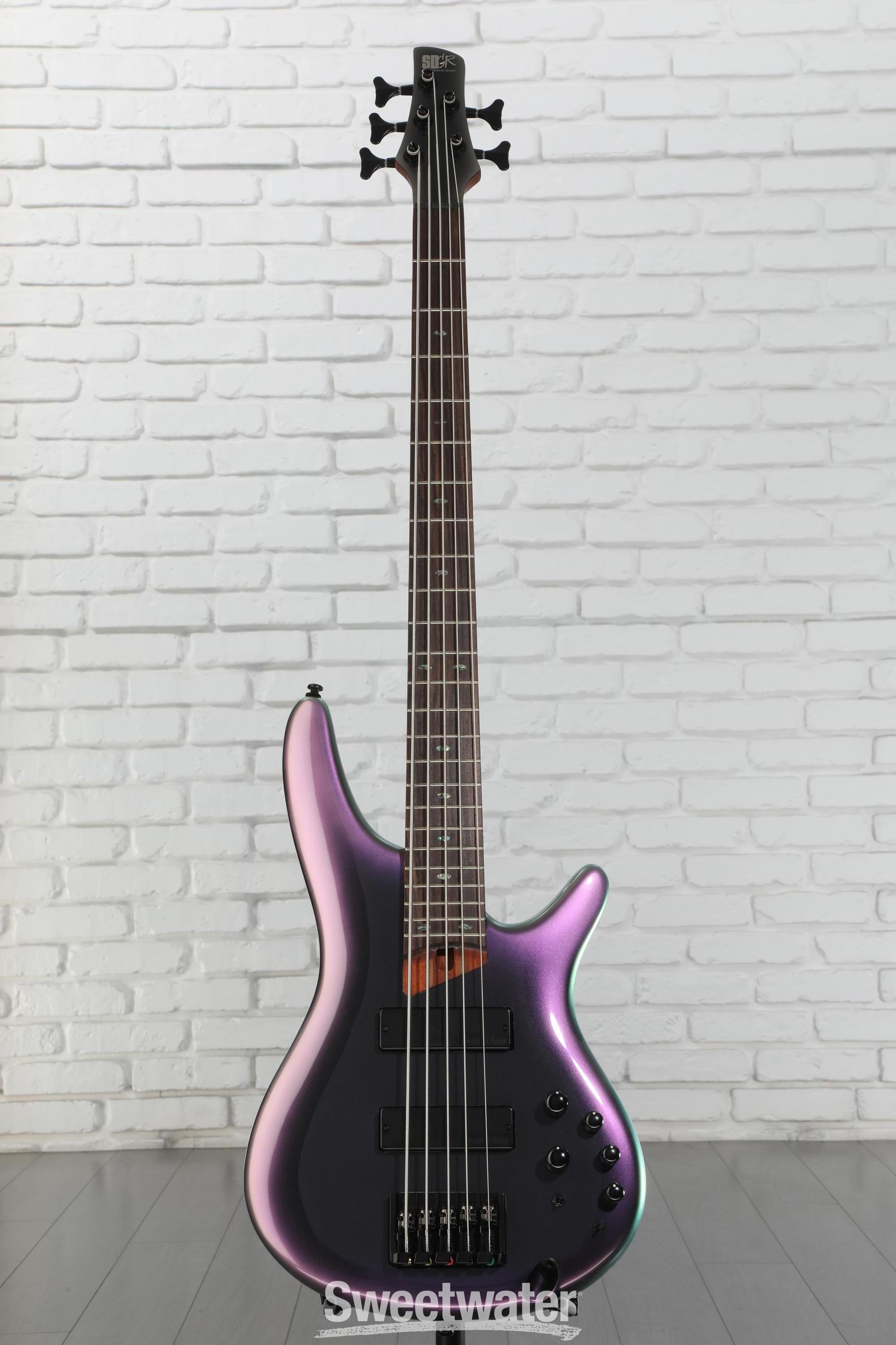 Ibanez SR505E Bass Guitar - Black Aurora Burst