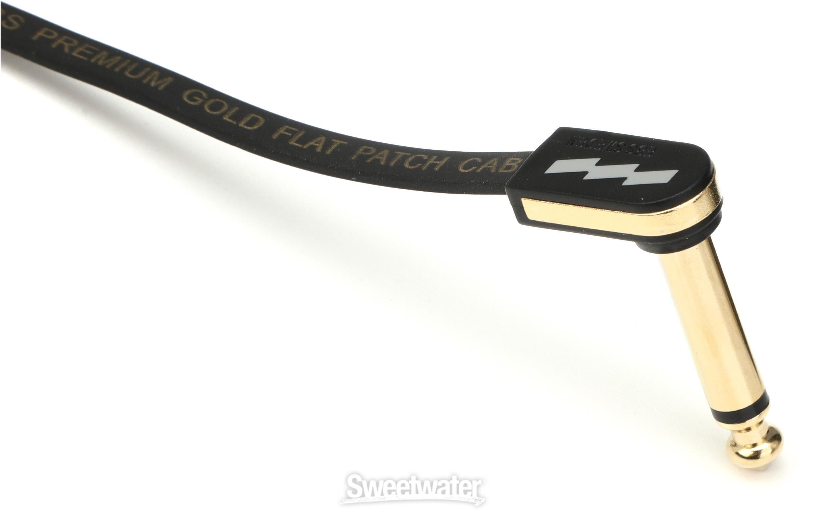 EBS Premium Gold Patch Cable Bundle - 12-pack | Sweetwater